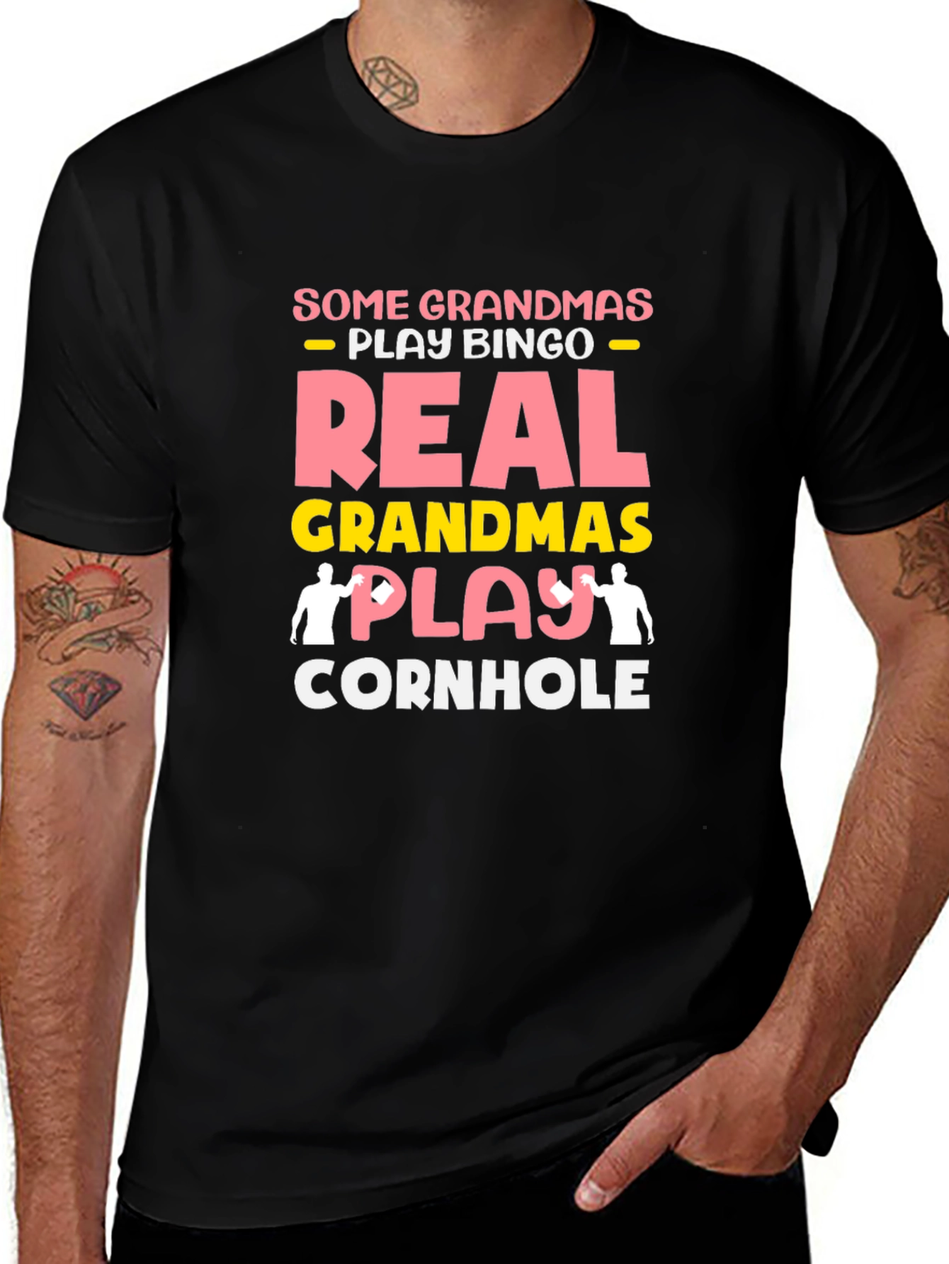 Variant 20 of Real Grandmas Play Cornhole T-Shirt