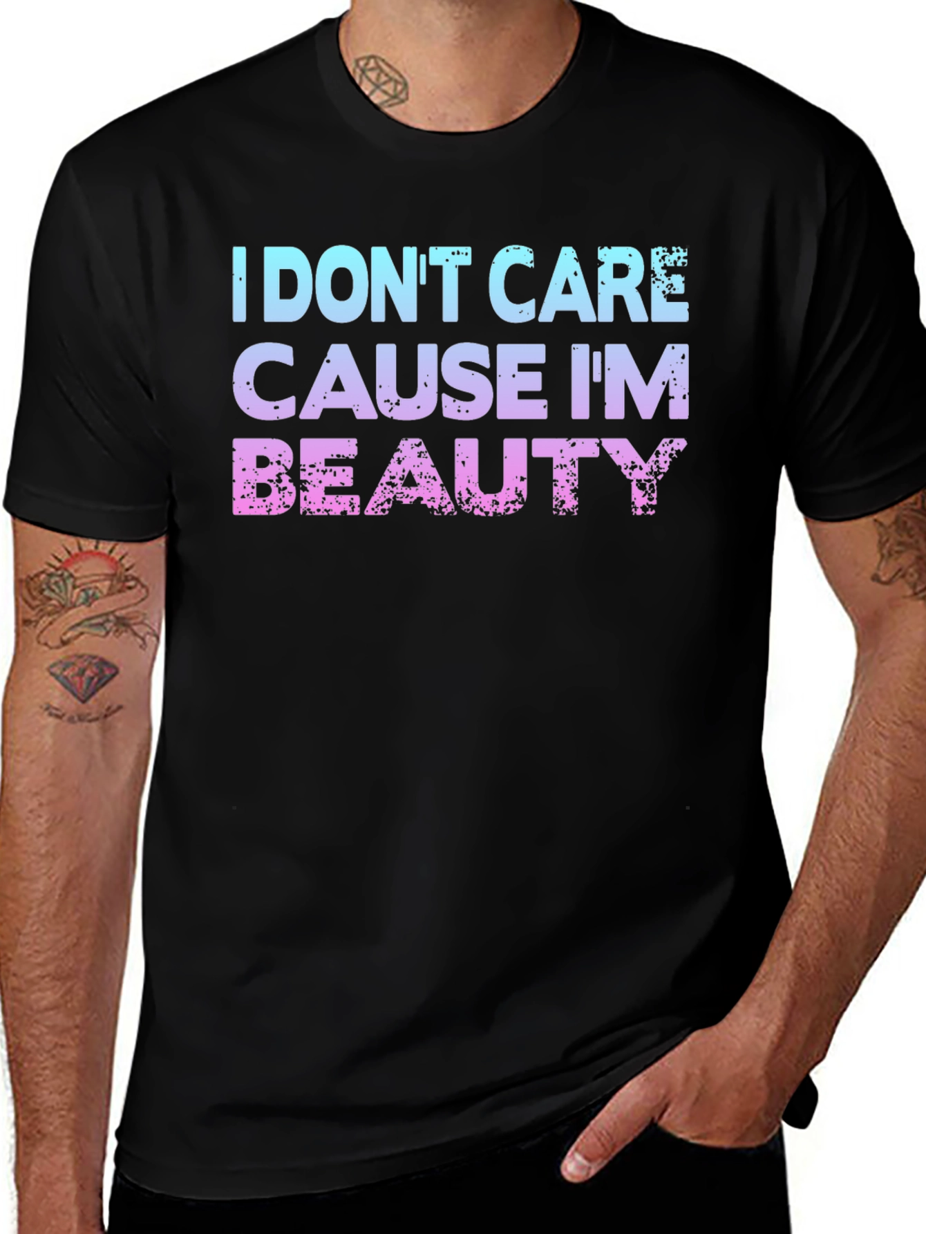 Variant 12 of I Don't Care Cause I'm Beauty T-Shirt