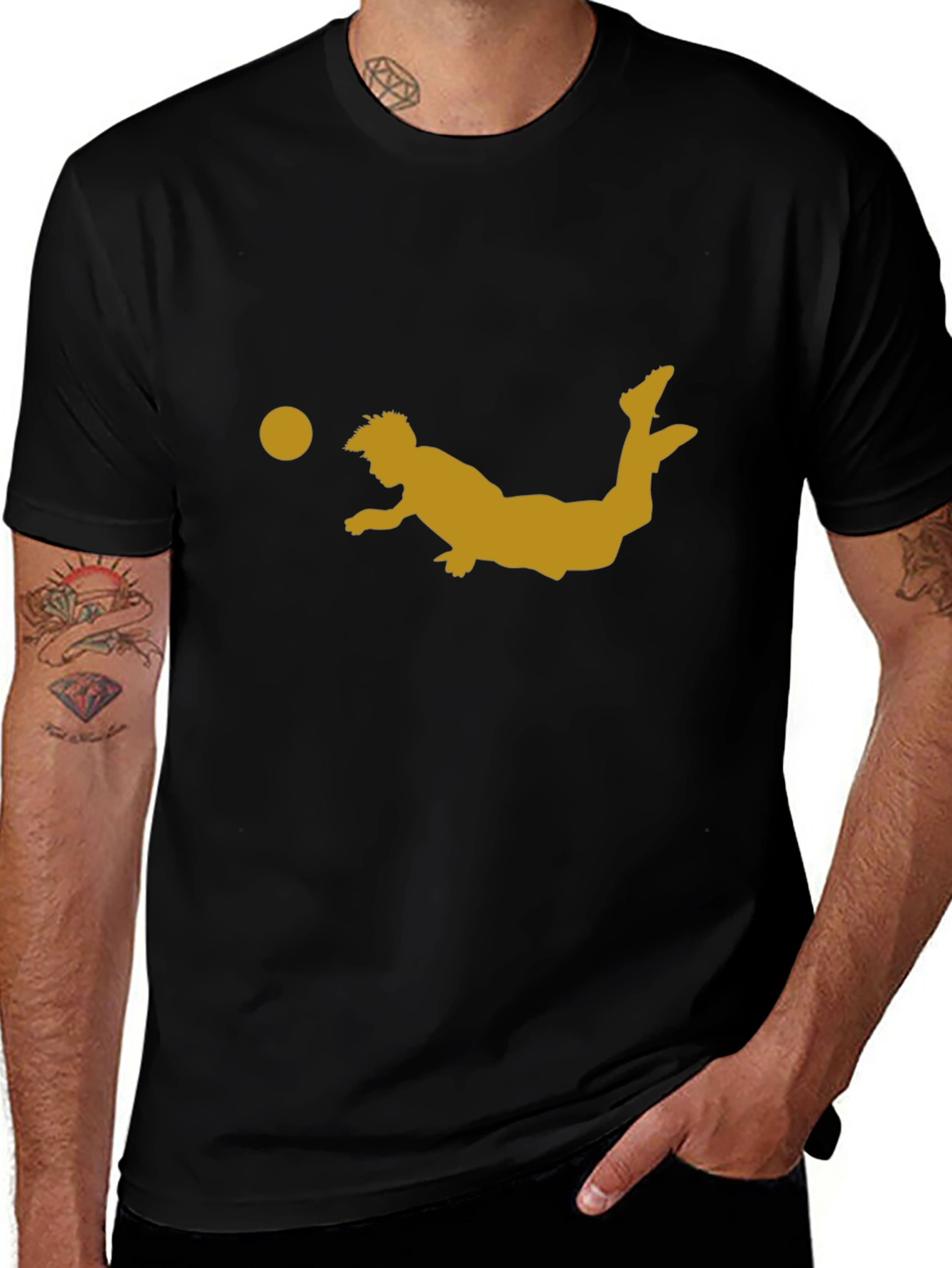 Variant 18 of Acrobatic Athlete Graphic Tee - Unique T-Shirt Design