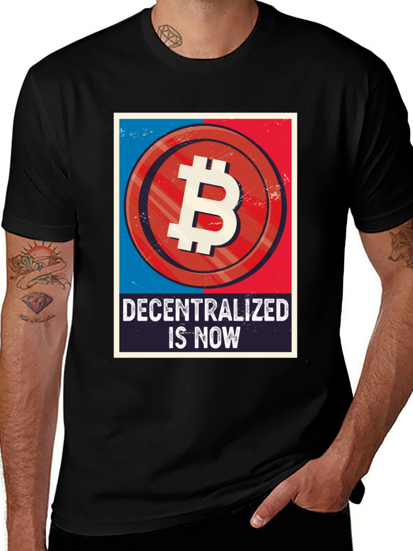 Decentralized Is Now Bitcoin Graphic Tee