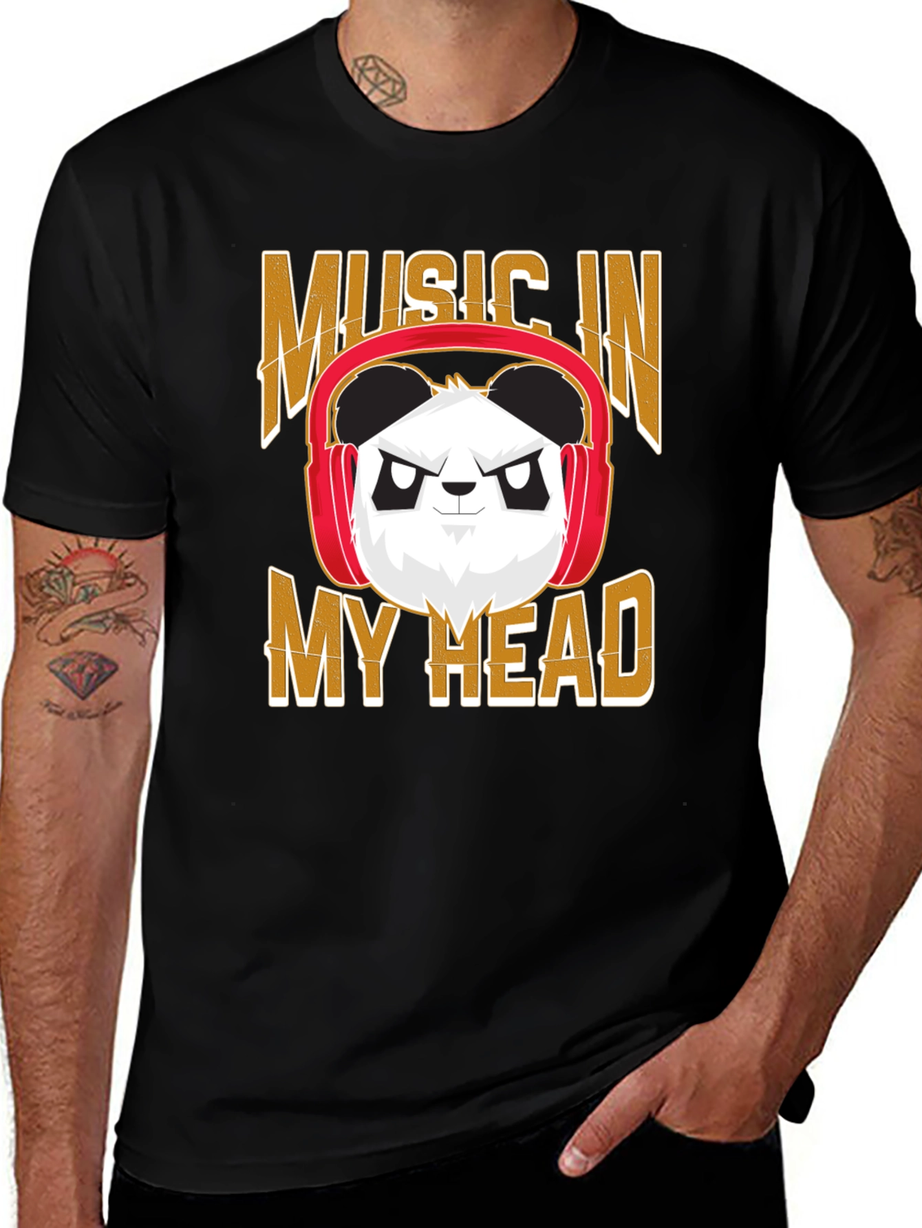 Variant 14 of Music Panda T-Shirt
