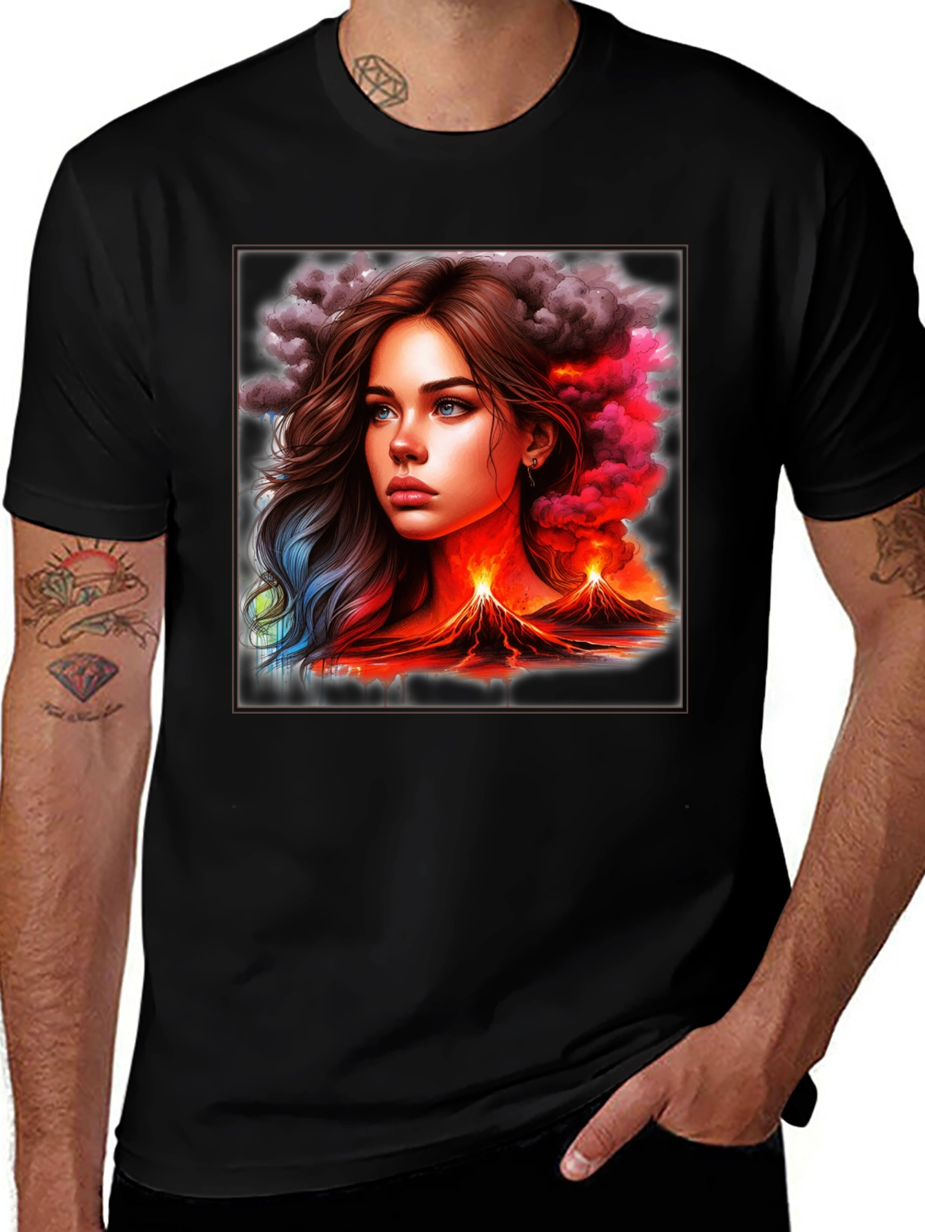 Variant 21 of Volcanic Beauty Graphic Tee