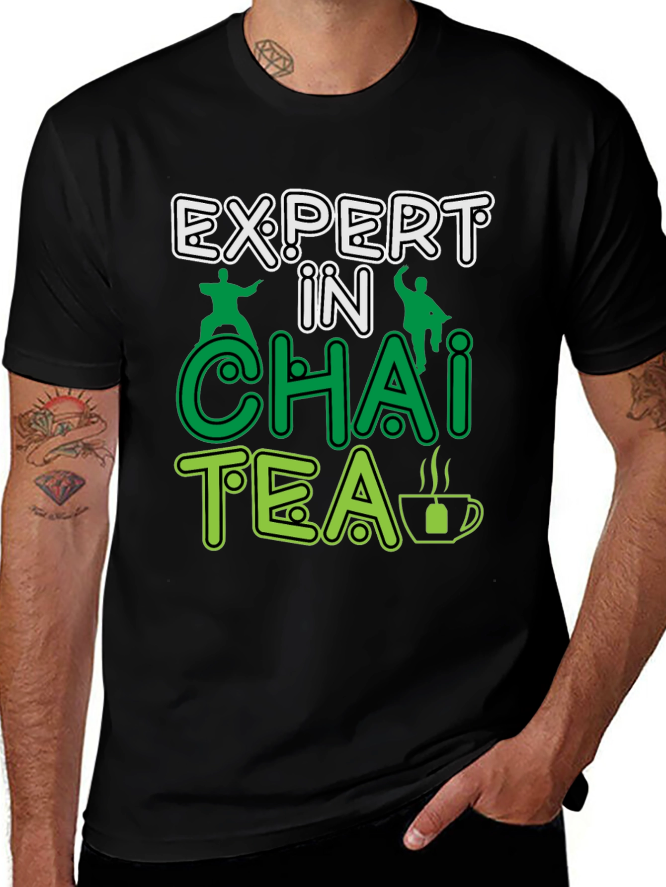 Variant 21 of Expert in Chai Tea T-Shirt -  Funny Tea Lover Gift