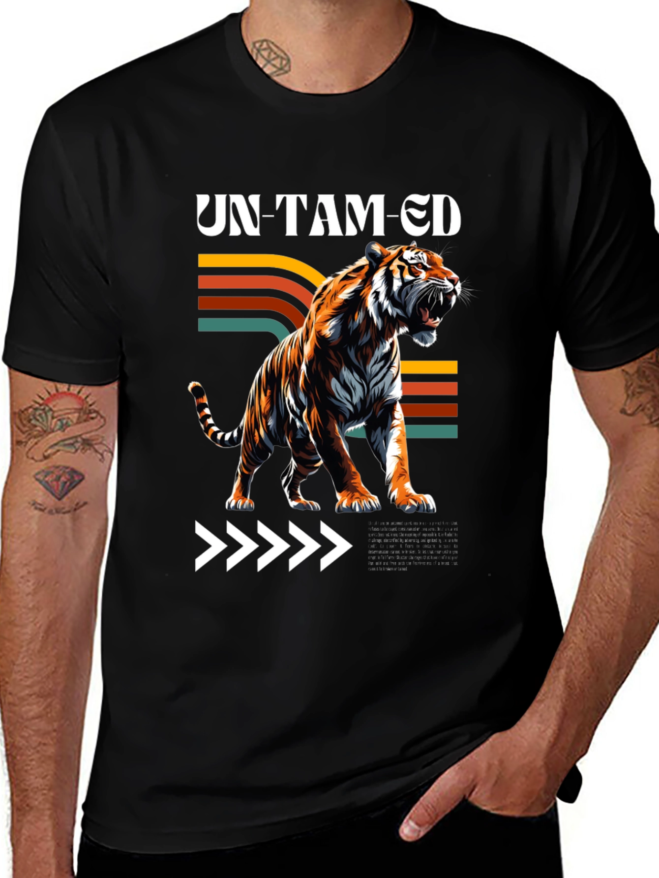 Variant 17 of Untamed Tiger Graphic T-Shirt