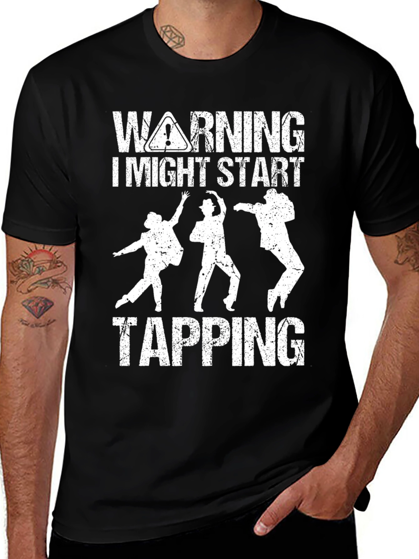 Variant 27 of Warning I Might Start Tapping T-Shirt