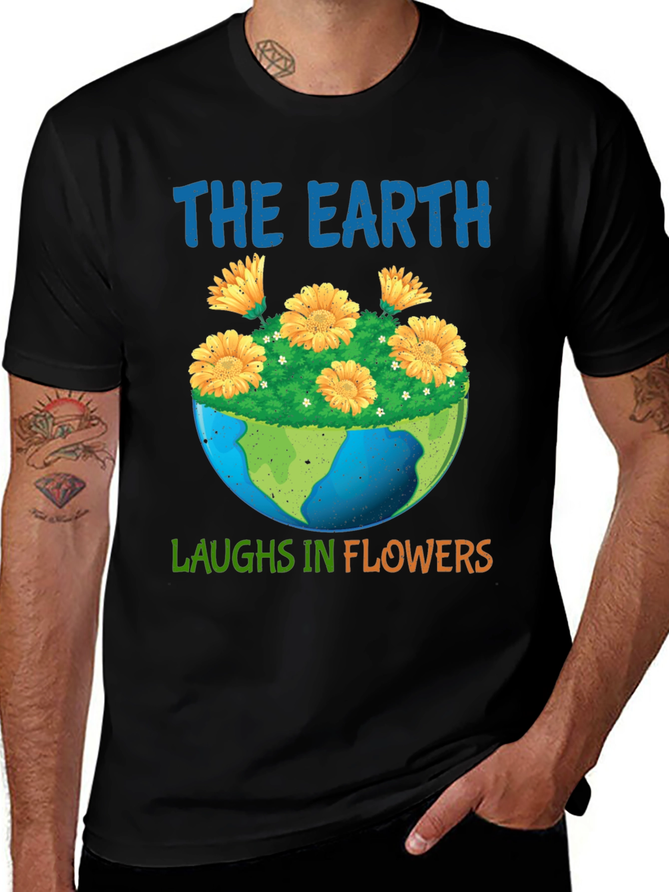 Variant 6 of The Earth Laughs In Flowers Graphic T-Shirt