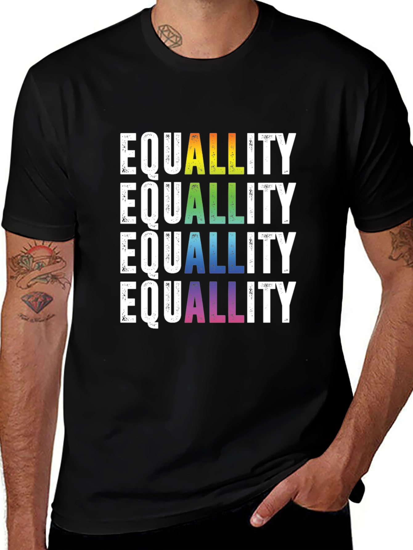 Variant 23 of Equality Rainbow Pride T-Shirt