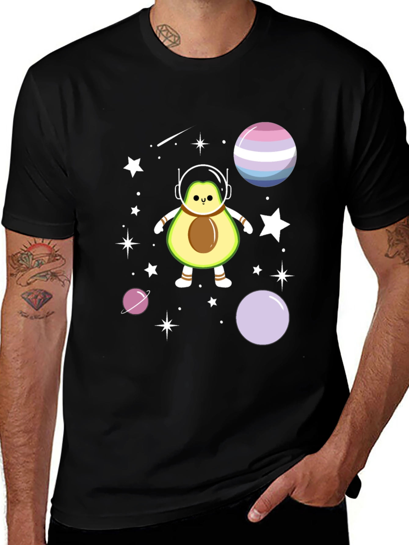Variant 12 of Astronaut Avocado T-Shirt
