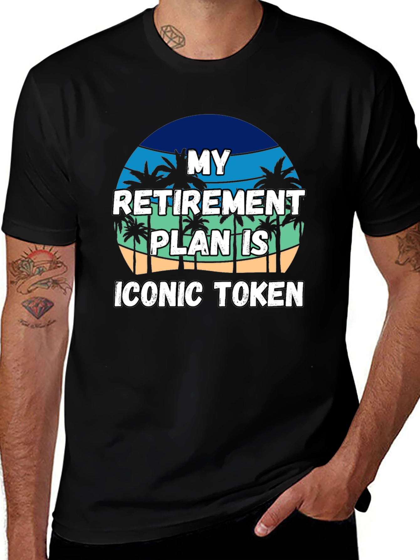 Variant 16 of Retirement Plan Iconic Token T-Shirt
