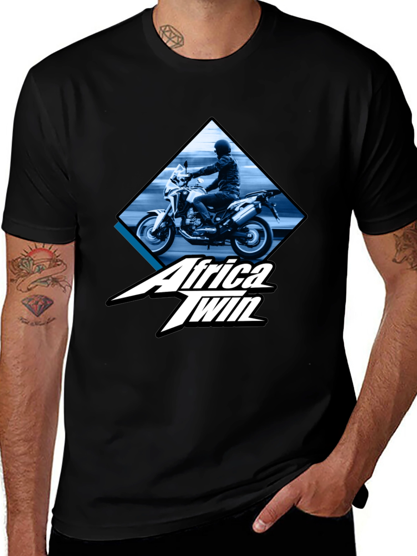 Variant 22 of Africa Twin Motorcycle T-Shirt