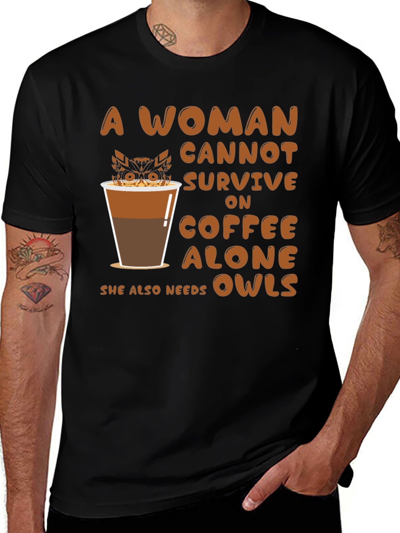 Variant 14 of Coffee & Owls Women's T-Shirt