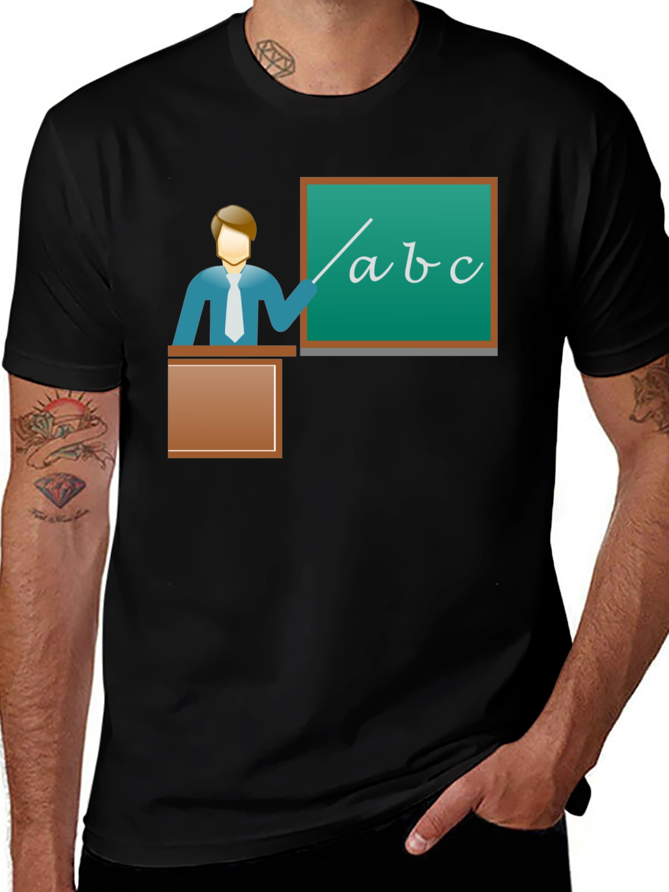 Variant 13 of Teacher Graphic Tee - Educational Style
