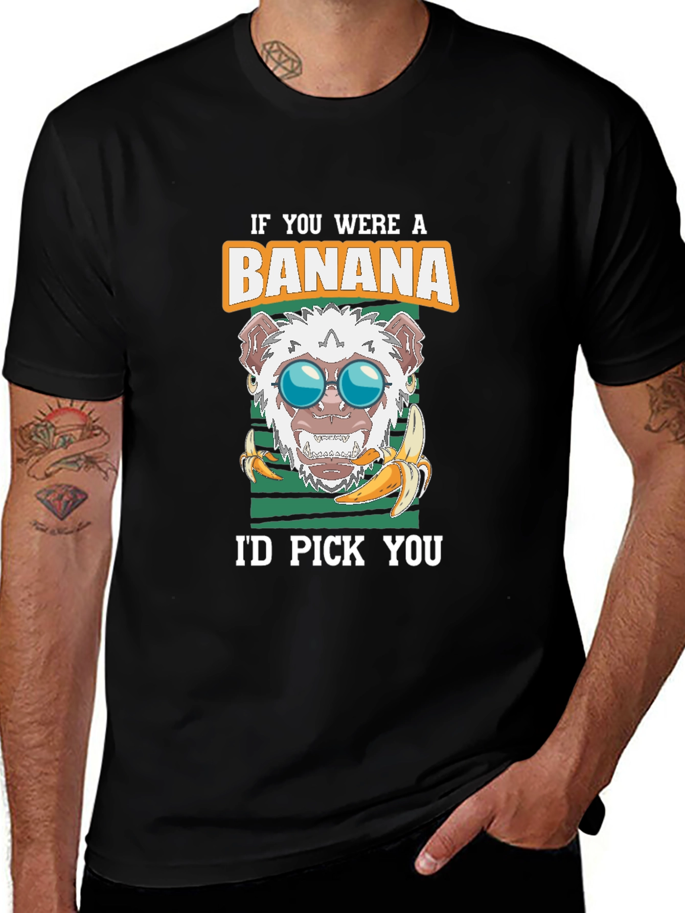 Variant 10 of Funny Monkey Banana Pick You T-Shirt
