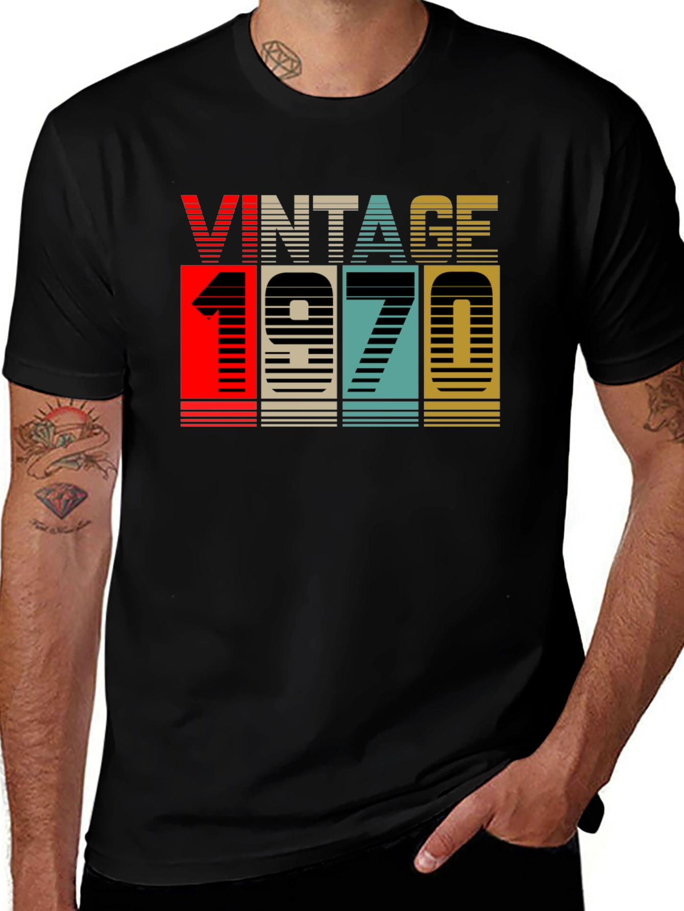 Variant 26 of Vintage 1970 Graphic Tee - Retro Style T-Shirt