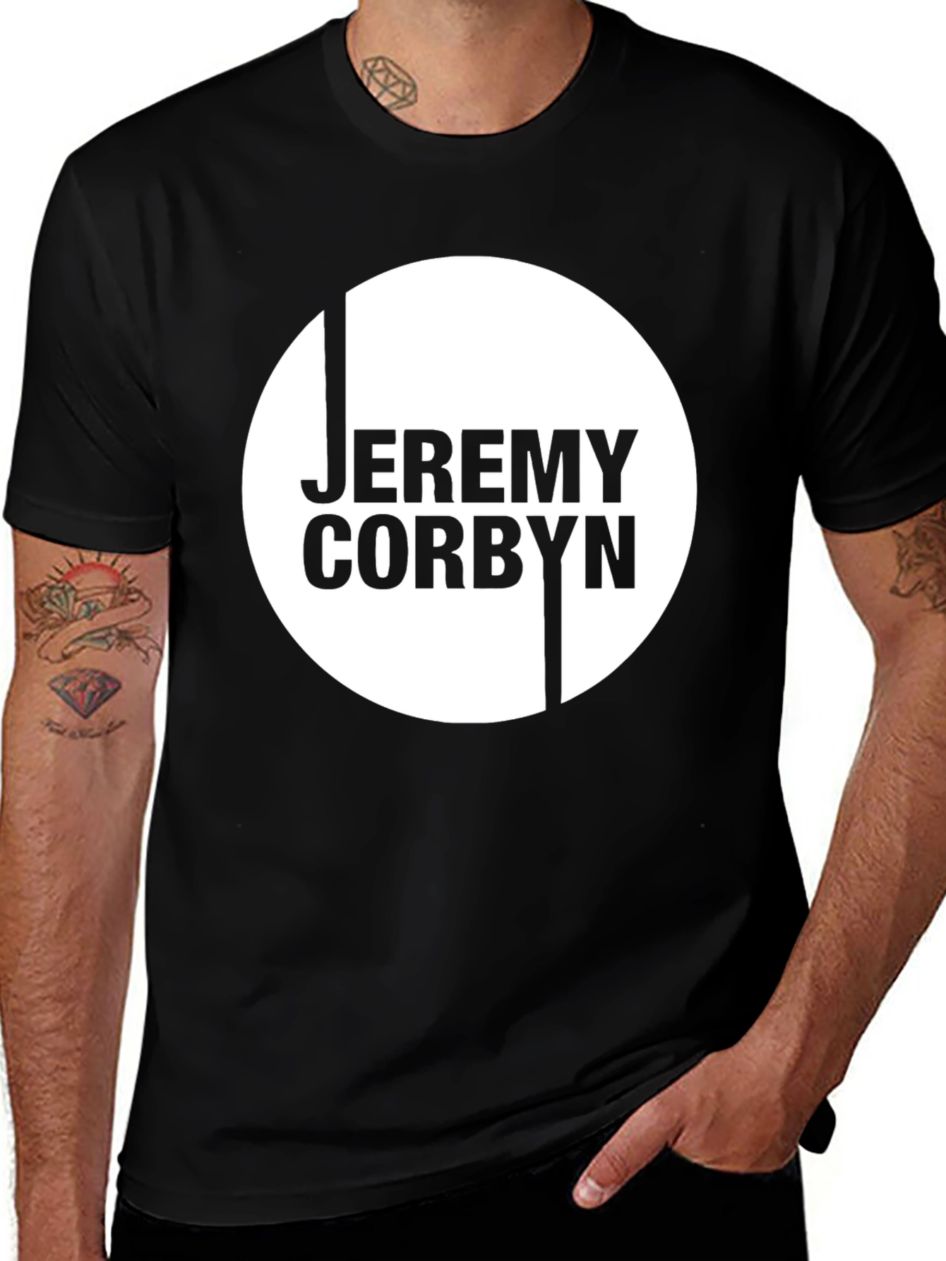 Variant 14 of Jeremy Corbyn Graphic T-Shirt - Political Statement Tee