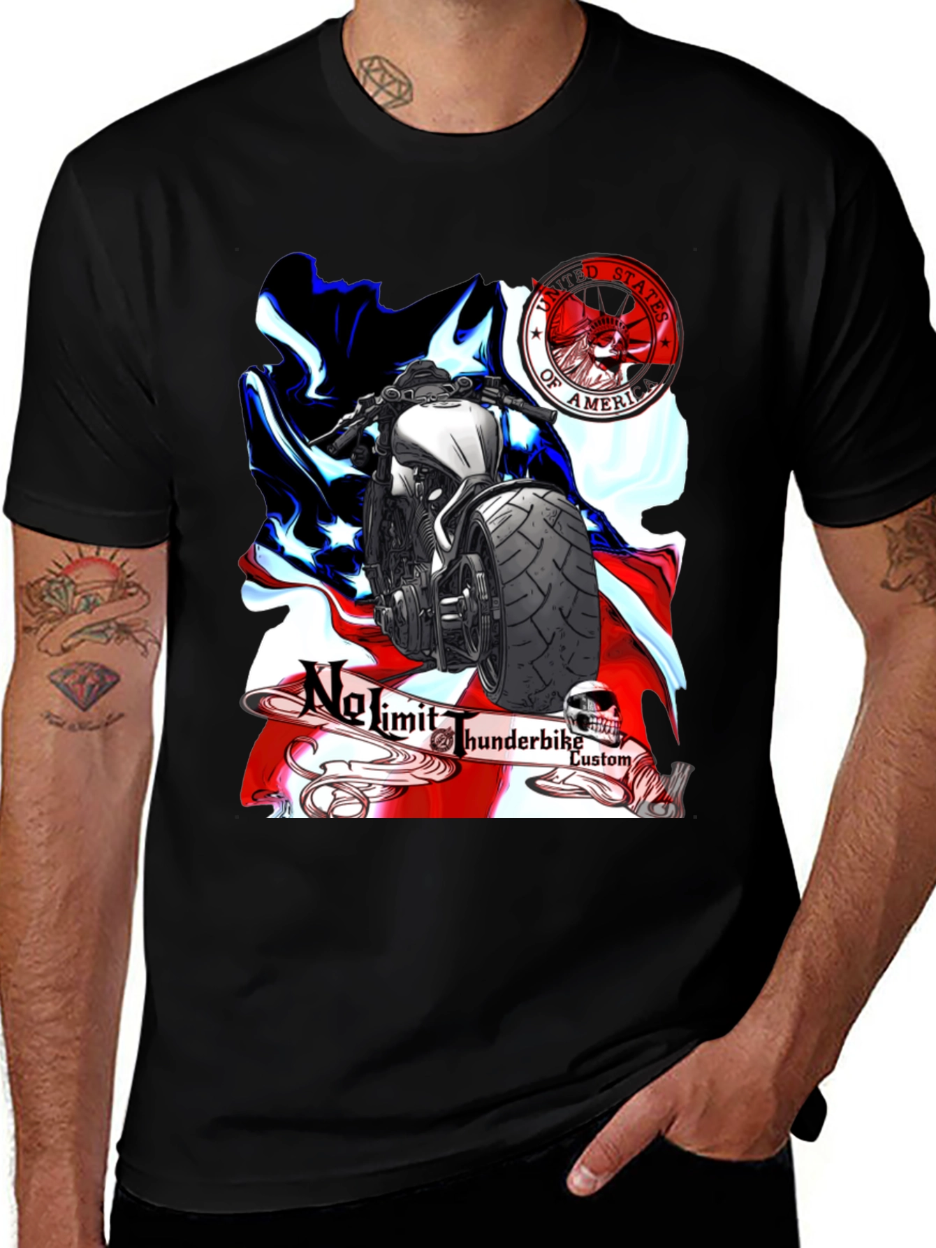 No Limit Thunderbike Custom T-Shirt