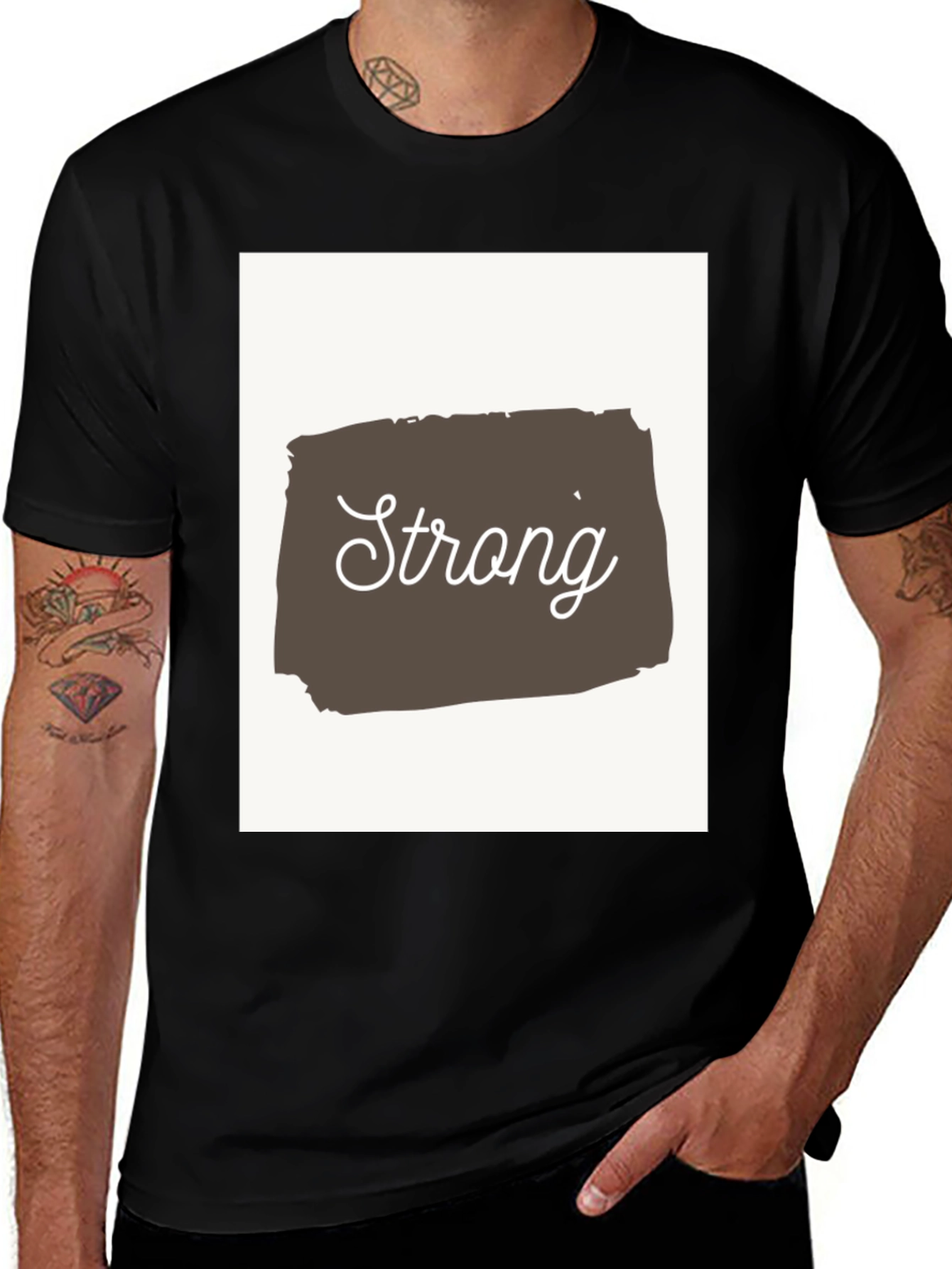 Variant 24 of Strong Graphic Tee - Motivational Shirt
