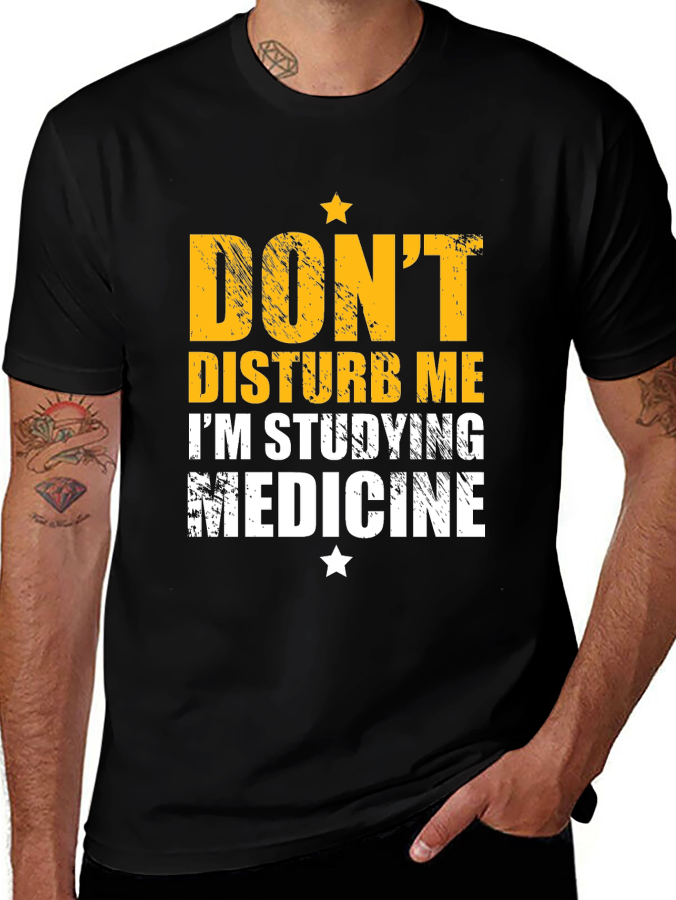 Variant 30 of Don't Disturb Me Studying Medicine T-Shirt