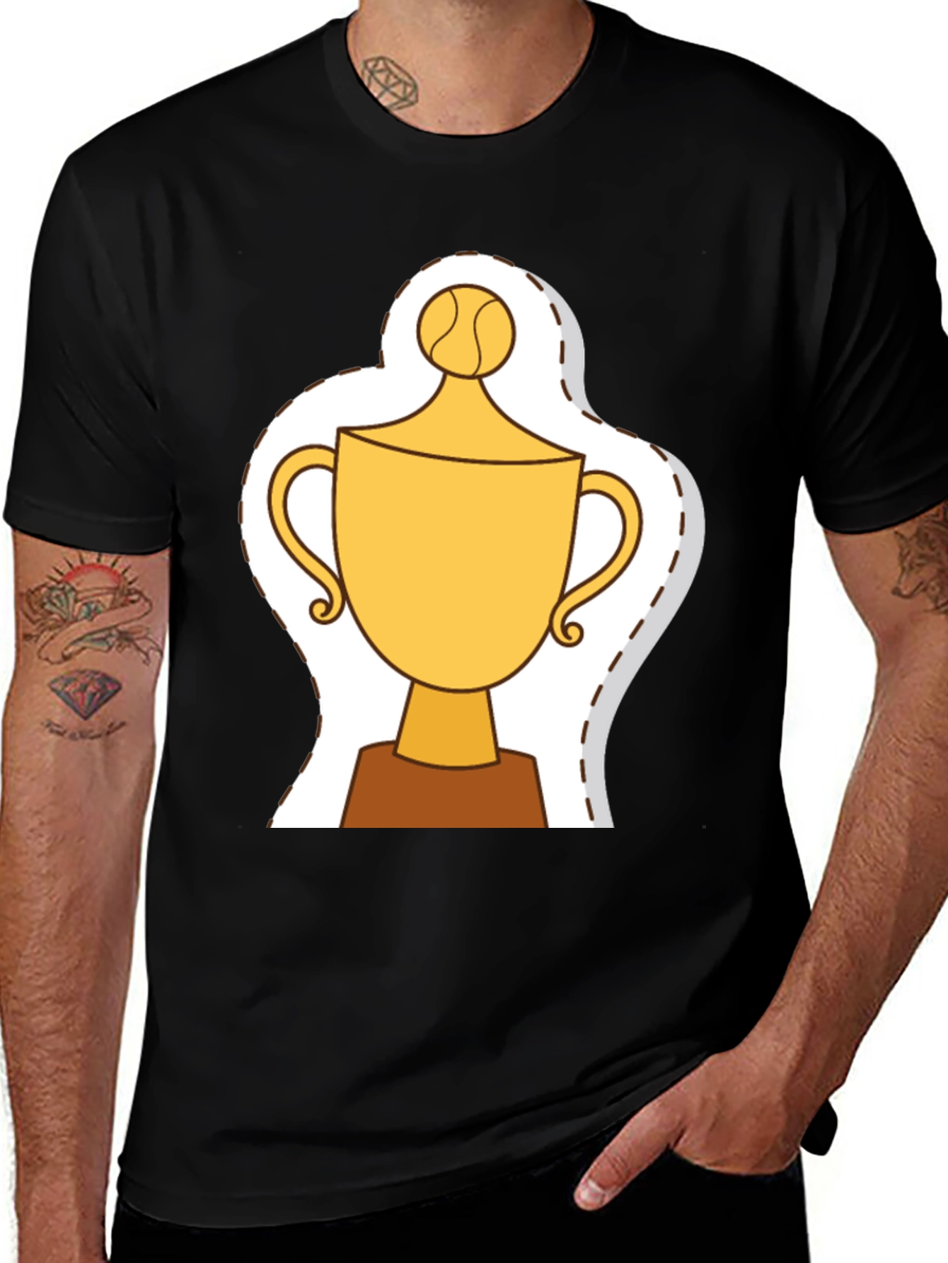Variant 22 of Tennis Trophy T-Shirt - Champion Style