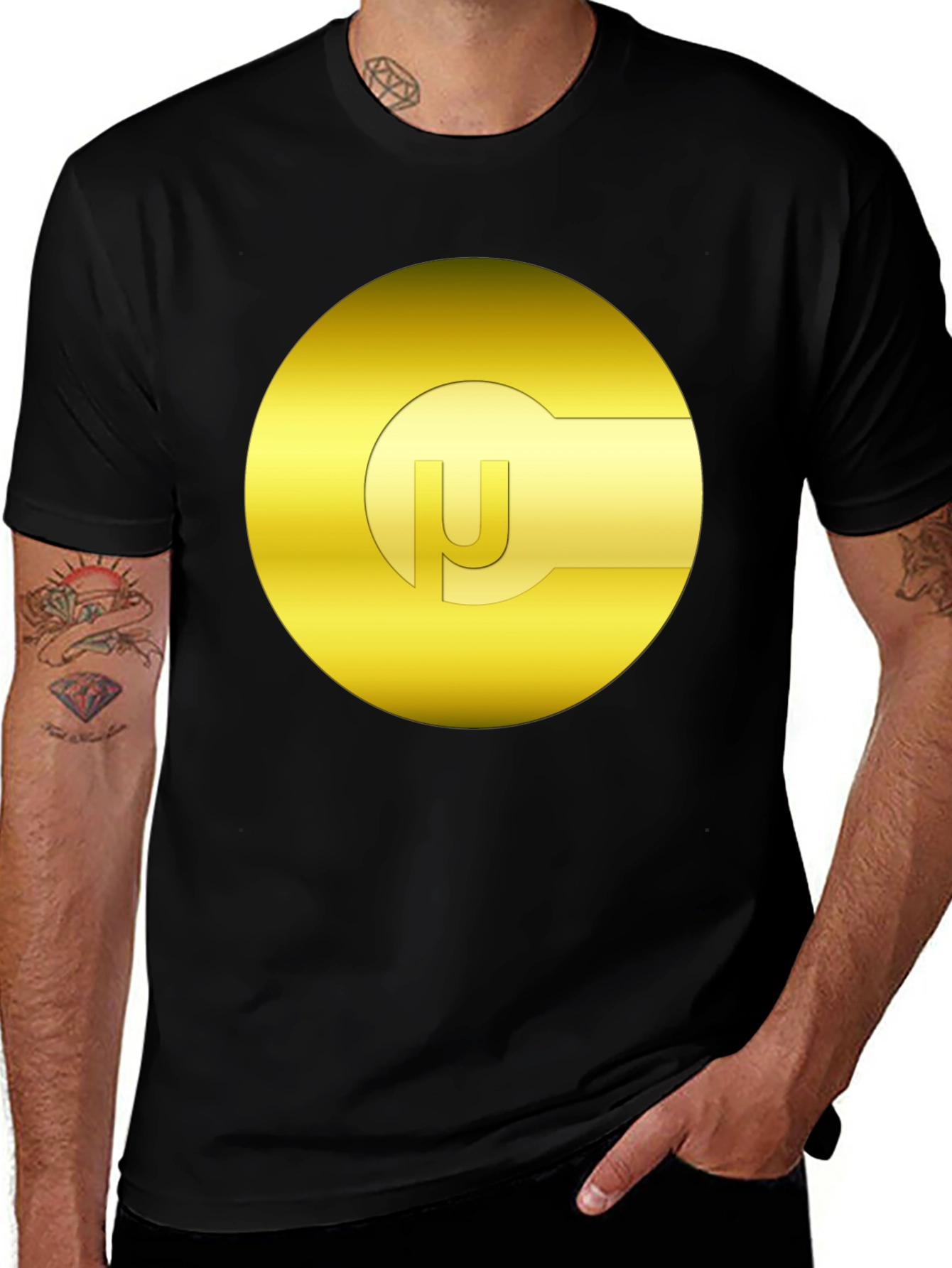 Variant 3 of Gold Circle Logo T-Shirt