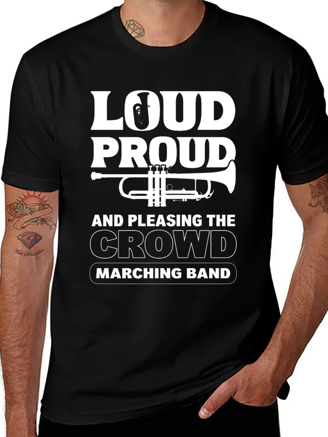 Variant 27 of Loud Proud Marching Band T-Shirt