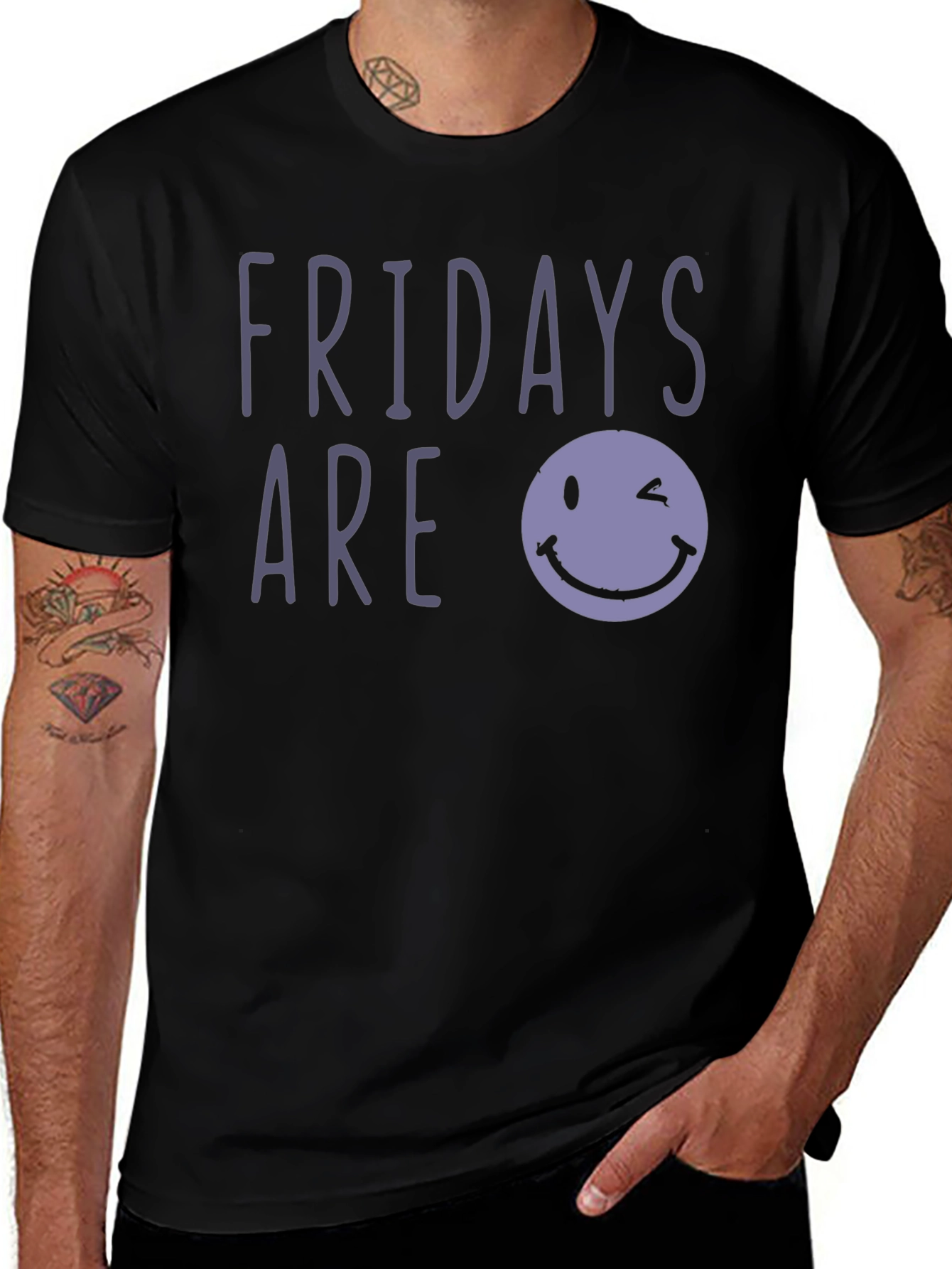 Fridays are Smiley Face Winking T-Shirt