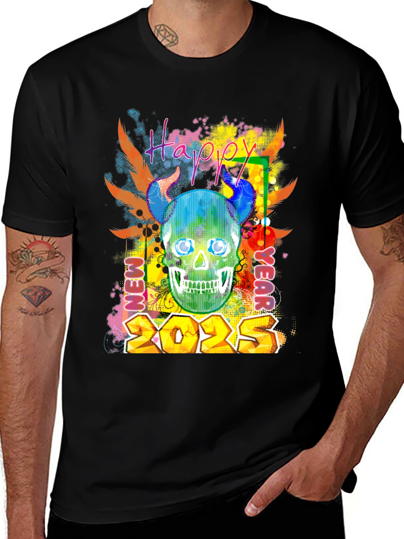 Variant 24 of Happy New Year 2025 Graphic T-Shirt