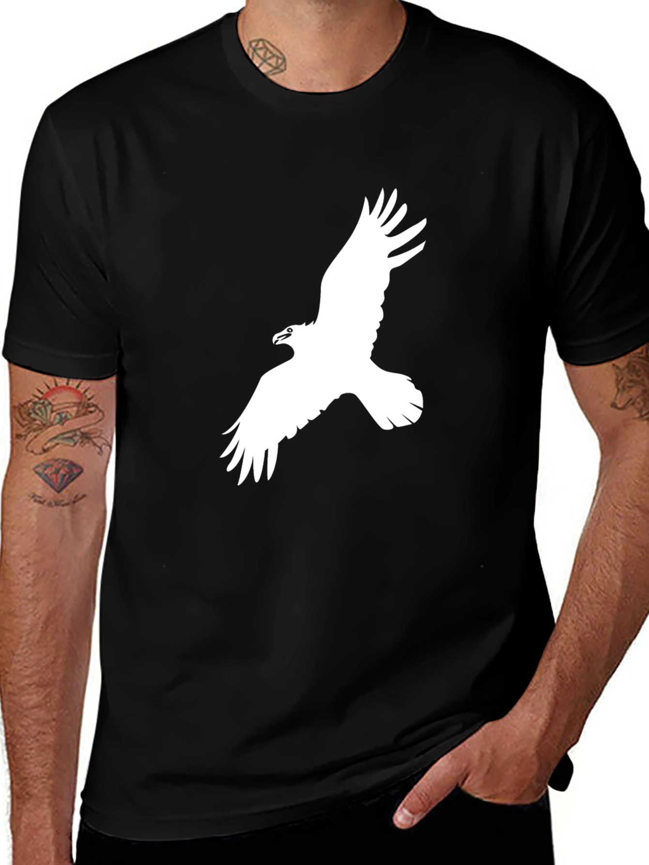 Variant 11 of Black Eagle Graphic Tee