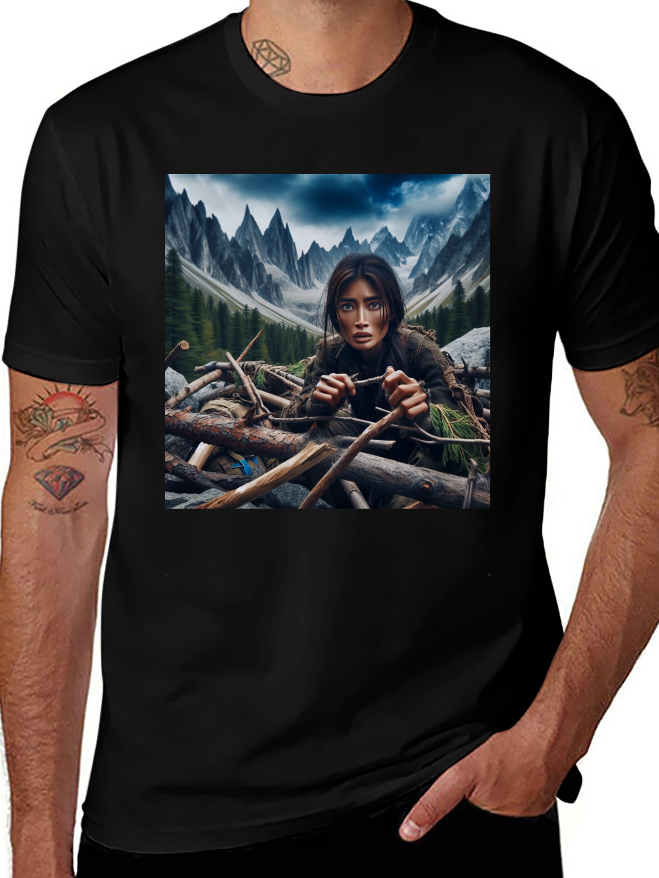 Variant 17 of Mountain Rescue Graphic Tee