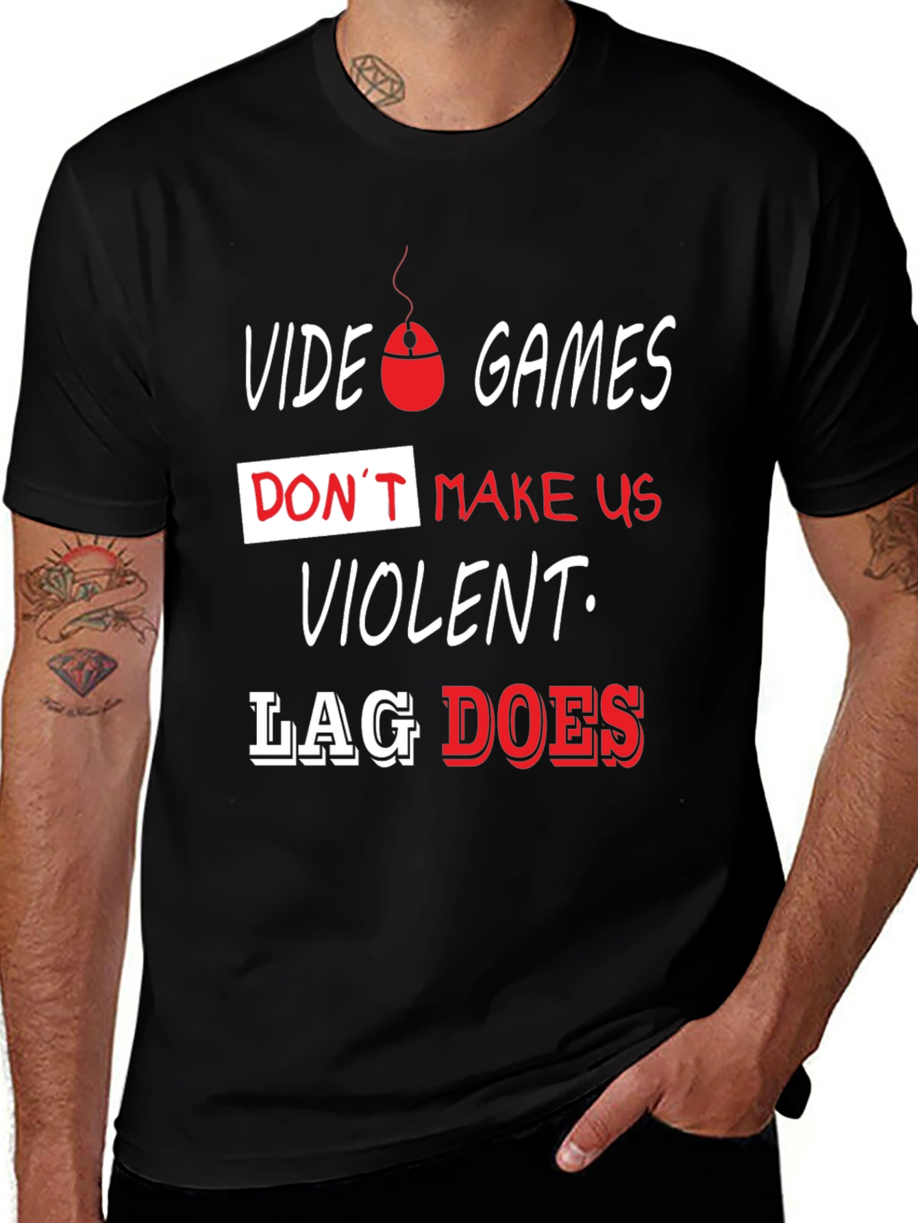 Variant 15 of Video Game Lag T-Shirt - Gaming Humor