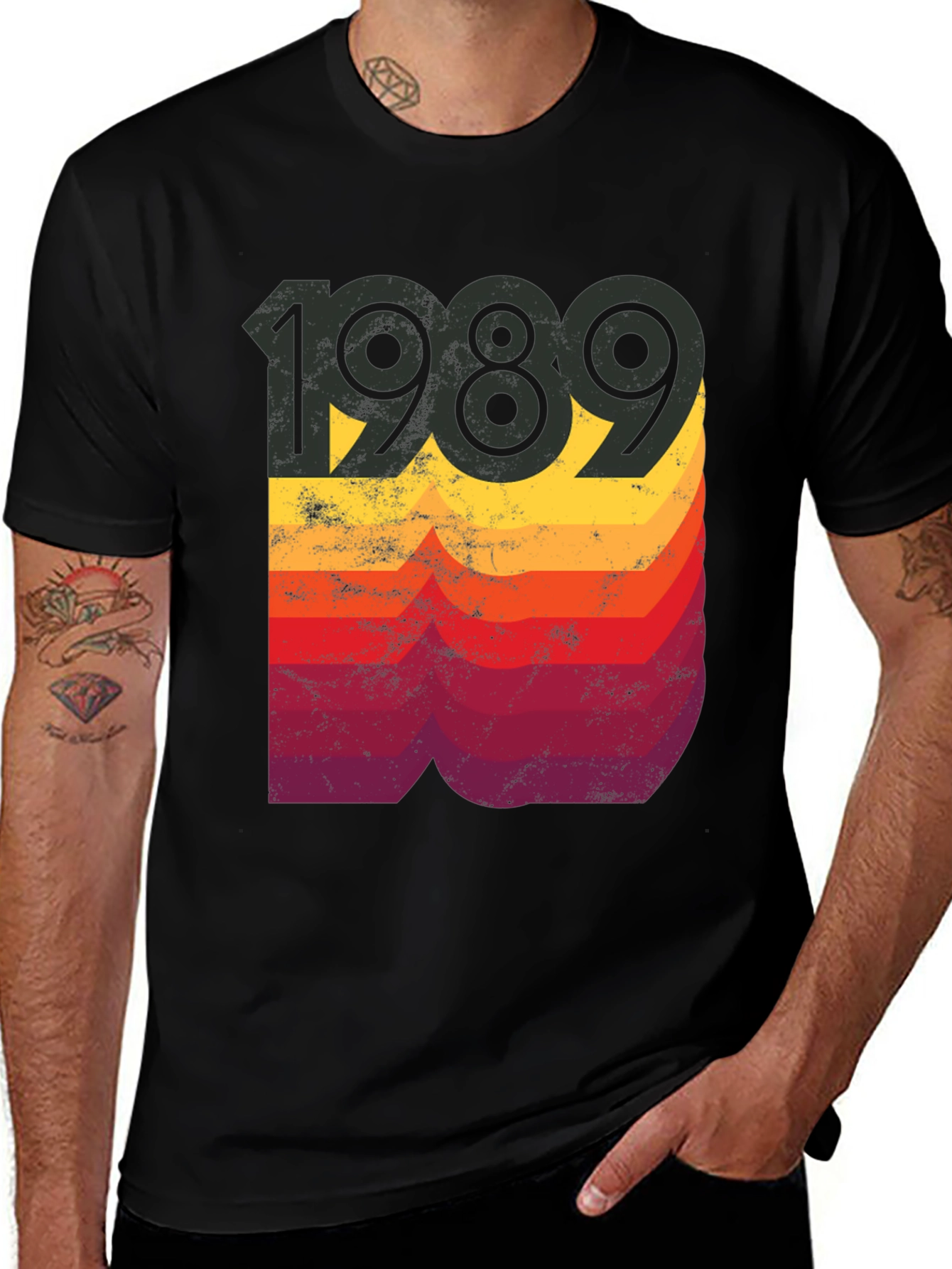 Retro 1989 Graphic Tee - Vintage Style Birthday T-Shirt
