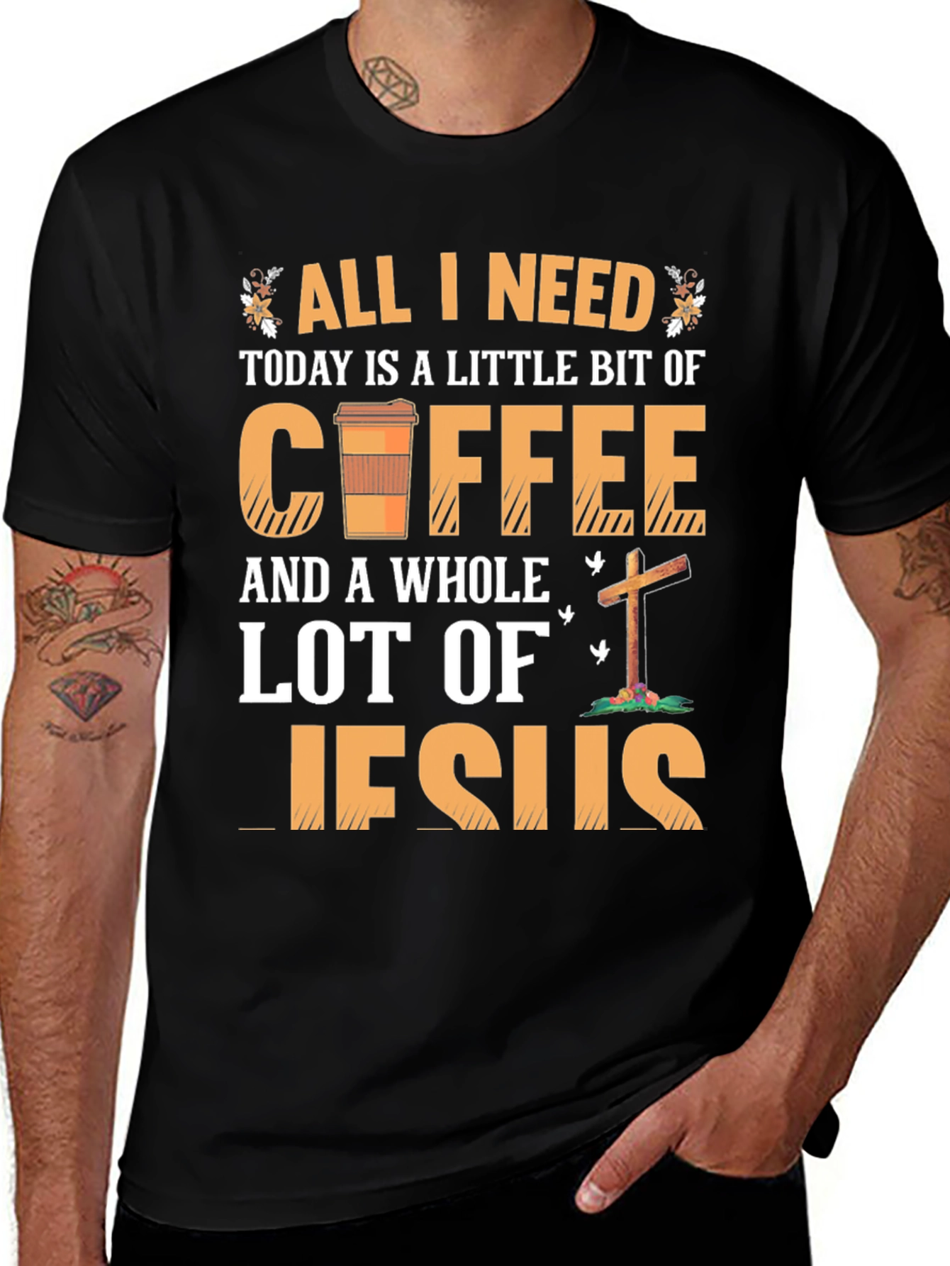 Coffee and Jesus T-Shirt - Christian Apparel