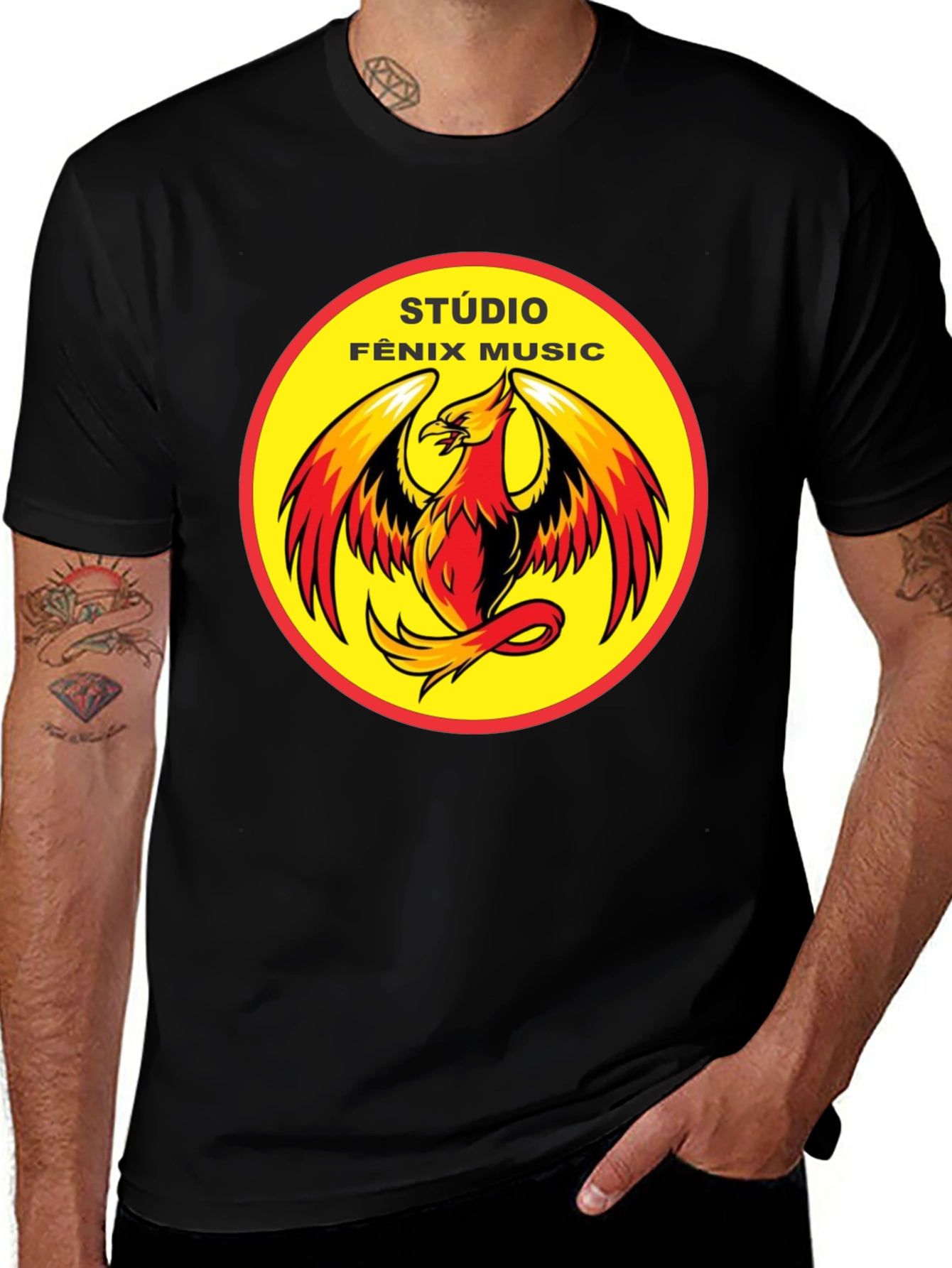 Variant 10 of Studio Fenix Music Black Graphic T-Shirt
