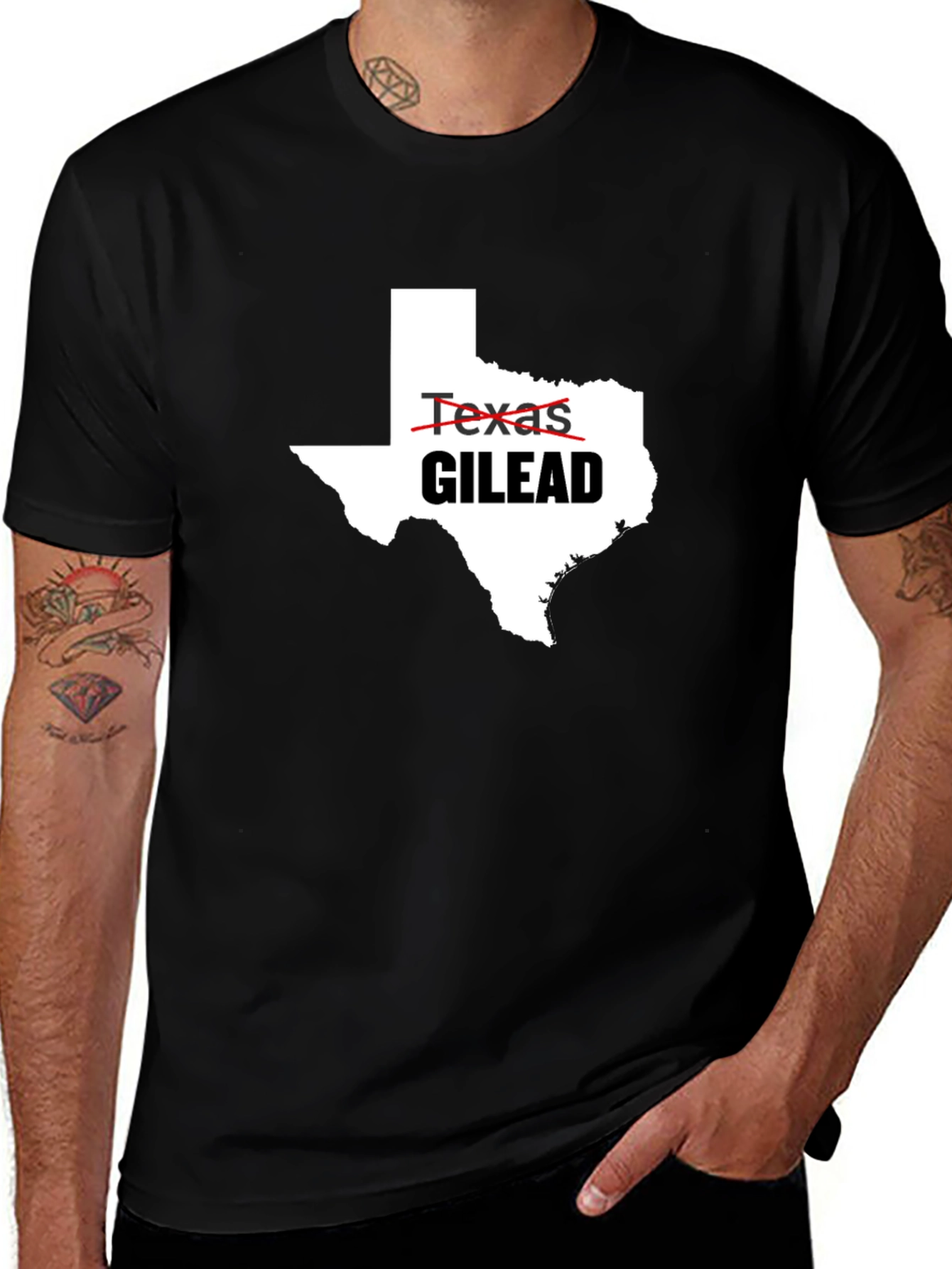 Variant 9 of Texas Gilead T-Shirt Political Protest Tee