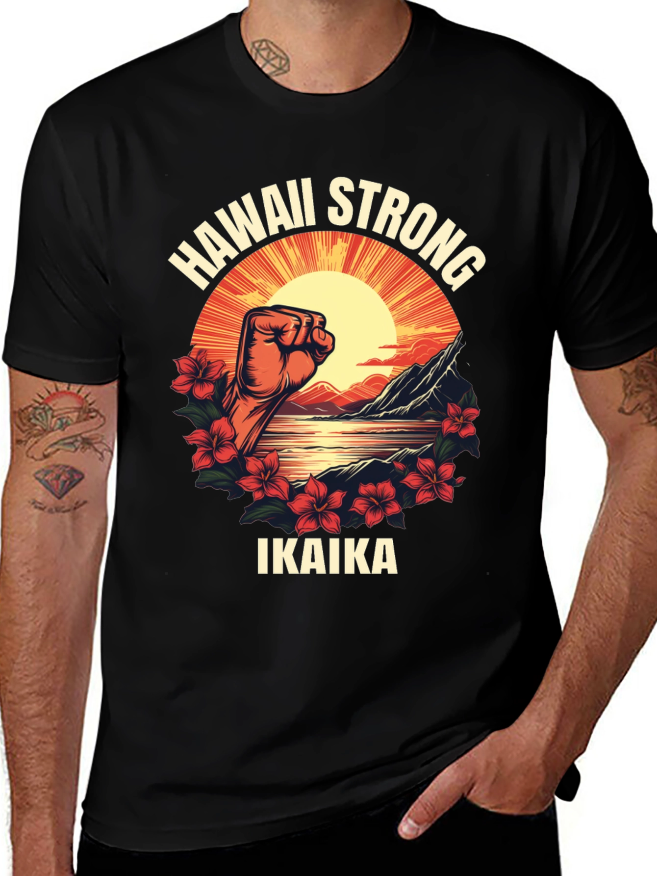 Hawaii Strong Graphic T-Shirt