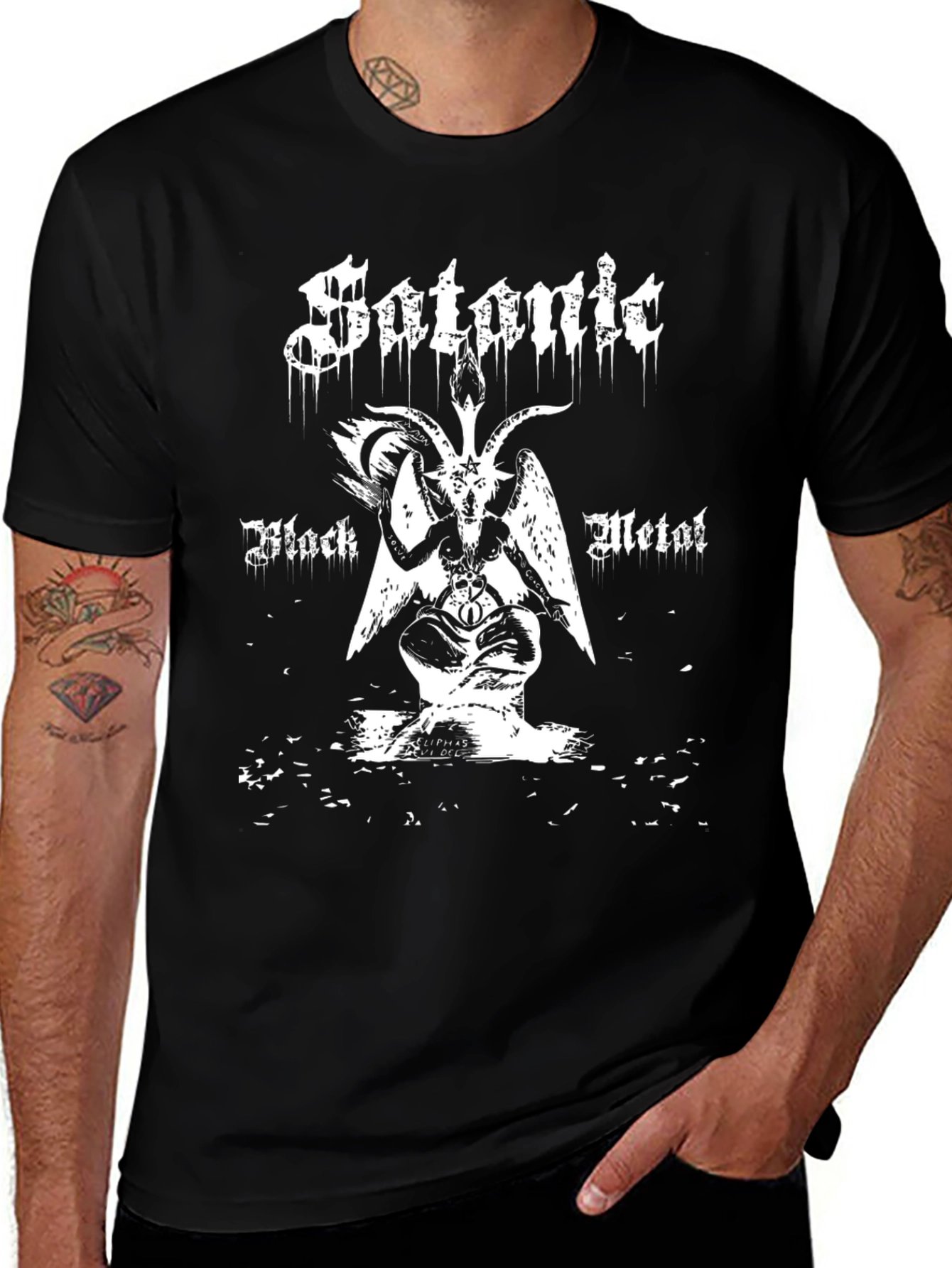 Variant 21 of Satanic Black Metal Graphic Tee