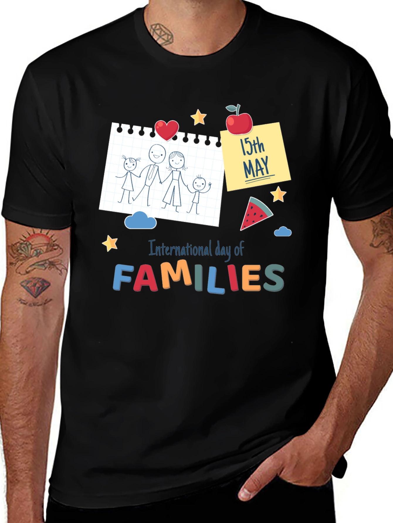Variant 19 of International Day of Families Graphic T-Shirt