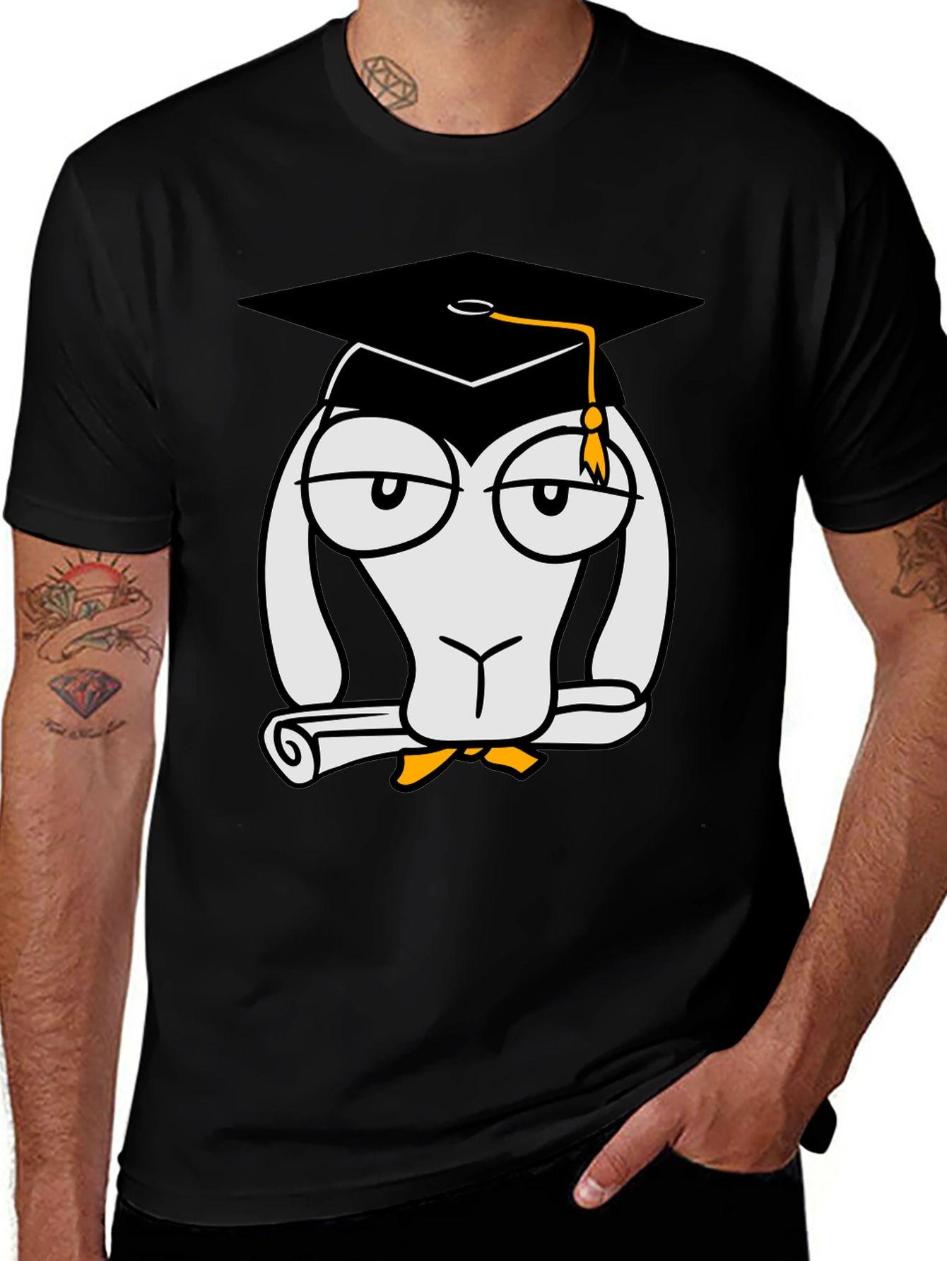Variant 26 of Graduate Llama Graphic Tee - Graduation Gift
