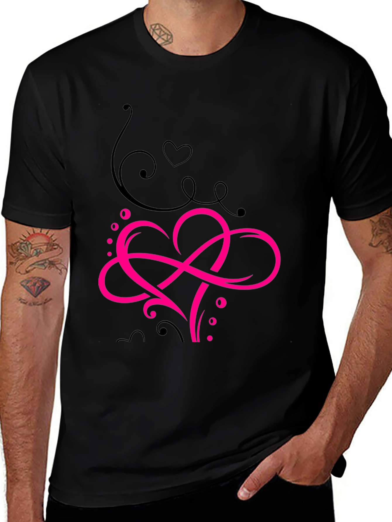 Variant 23 of Heart Infinity Symbol T-Shirt