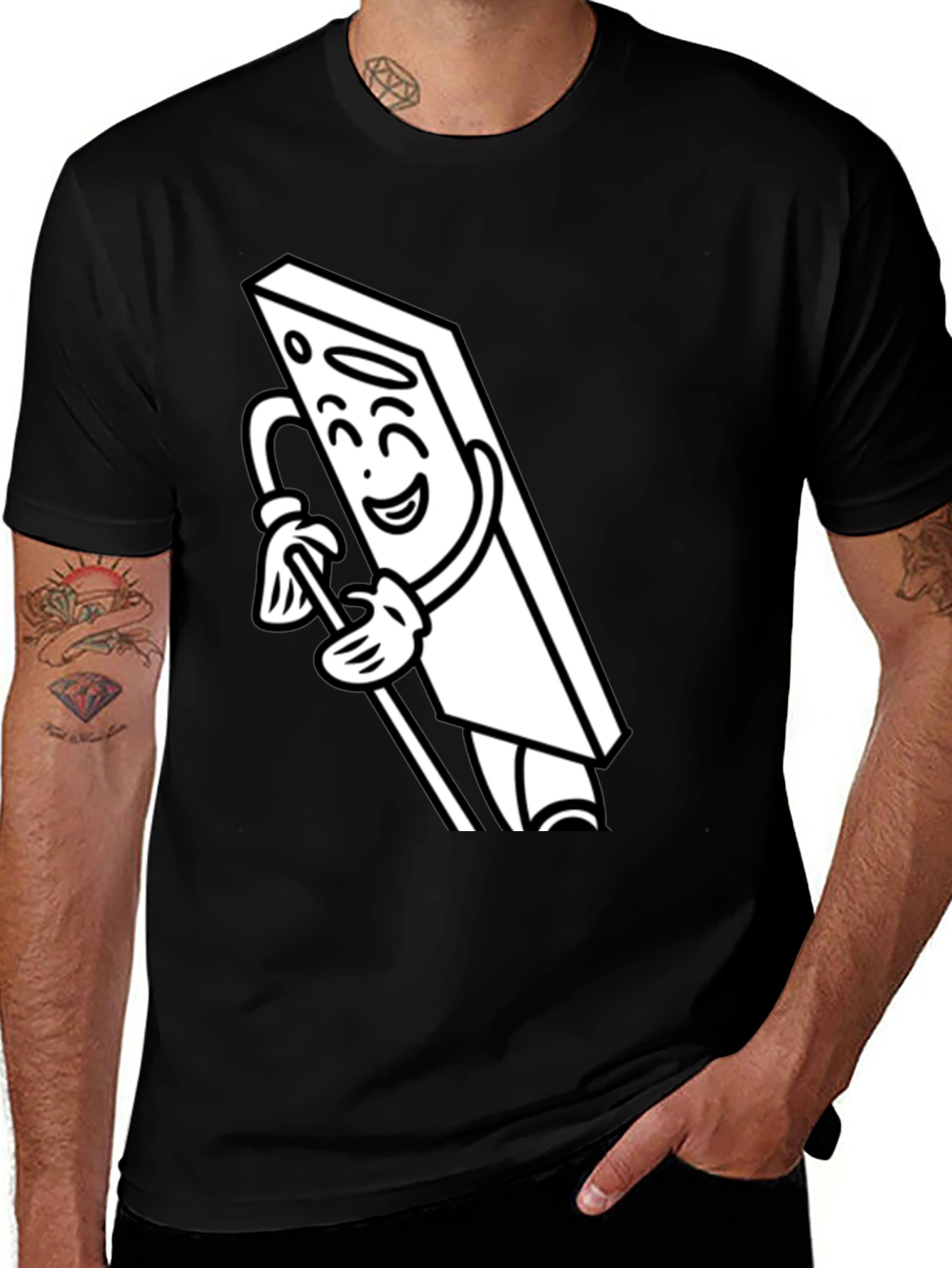 Variant 24 of Retro Smiling Dominos T-Shirt