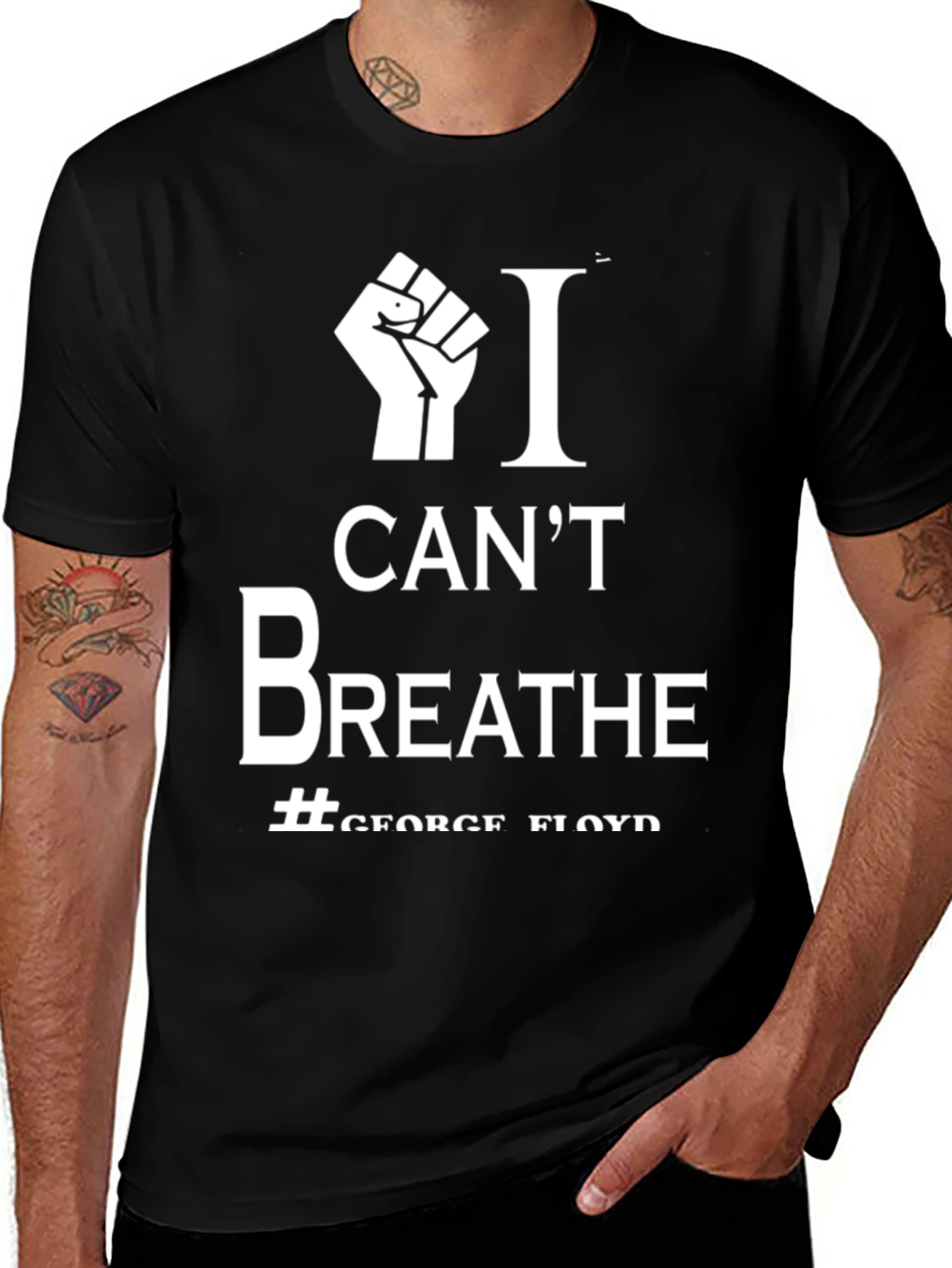 Variant 9 of I Can't Breathe Black Lives Matter T-Shirt