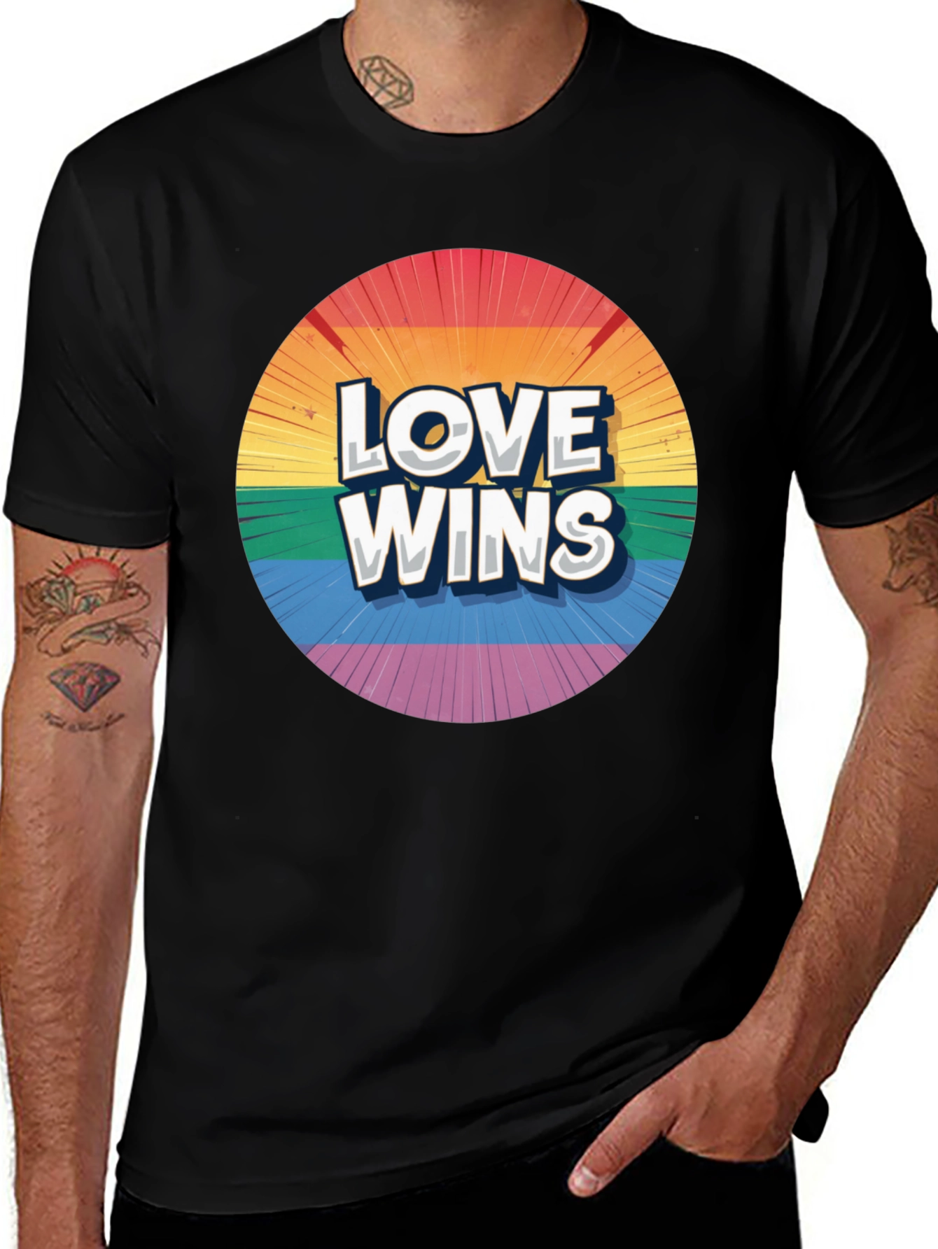 Variant 20 of Love Wins Pride T-Shirt - LGBTQ+ Equality Tee
