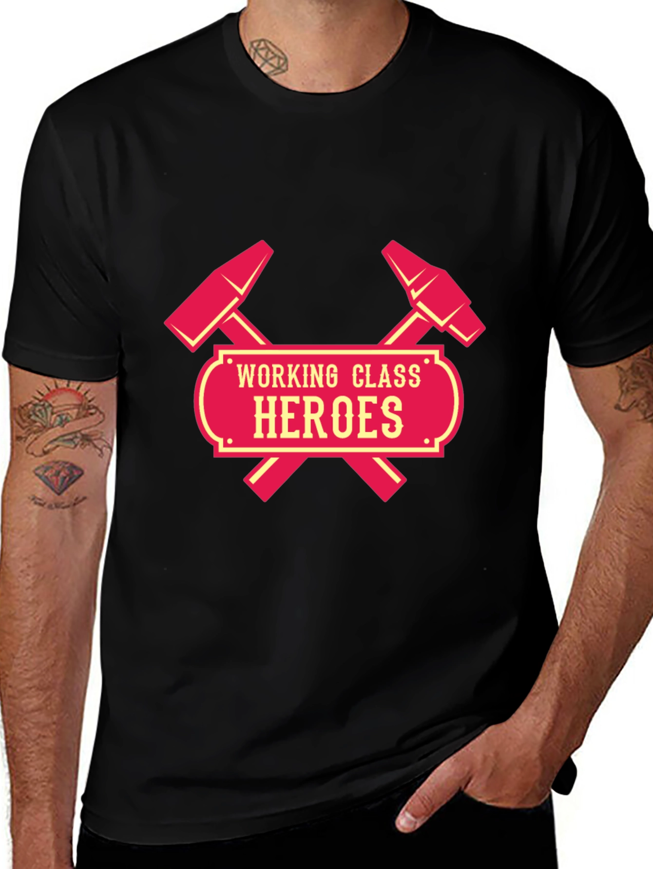Variant 4 of Working Class Heroes Graphic Tee