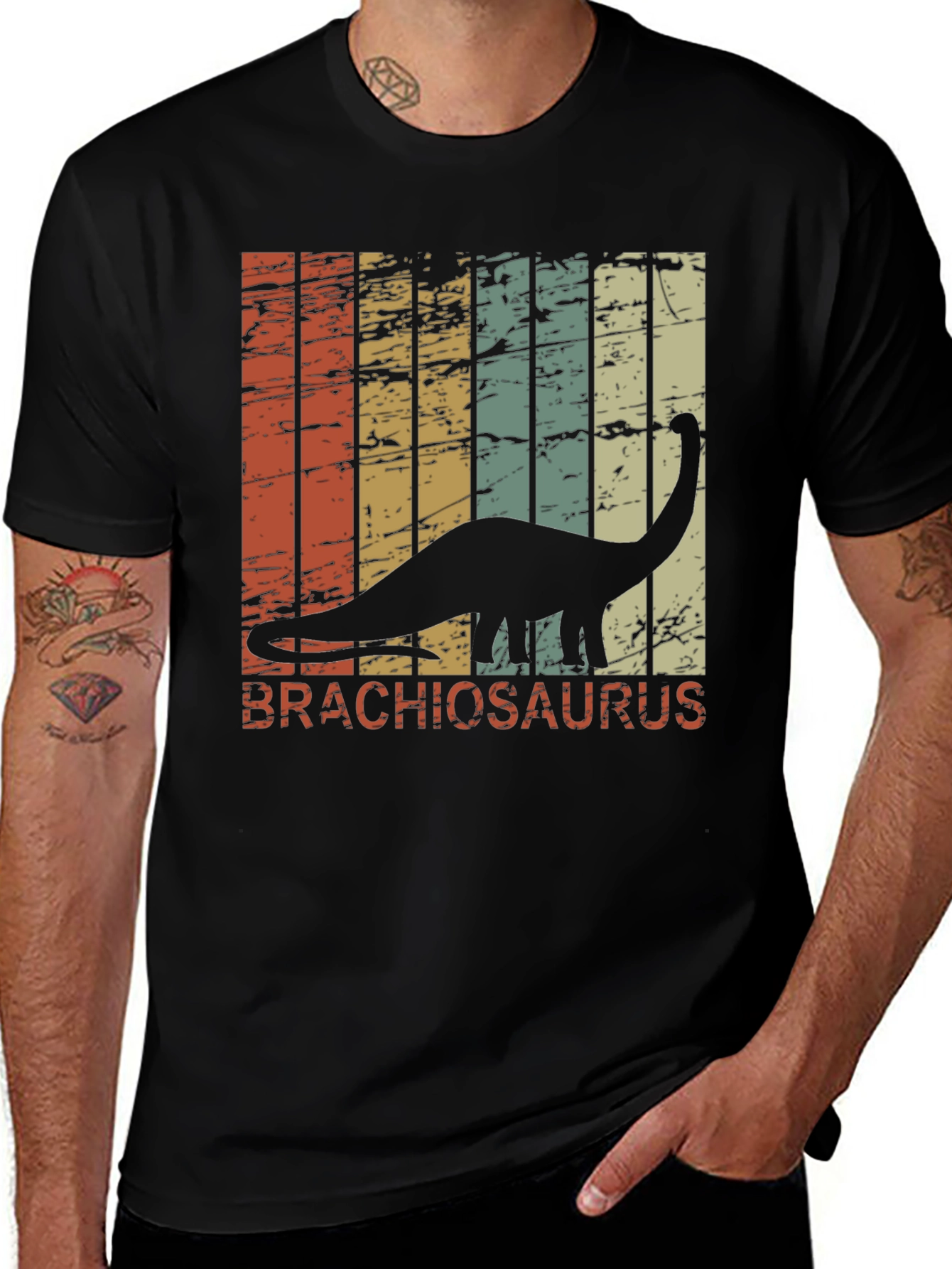 Retro Brachiosaurus T-Shirt
