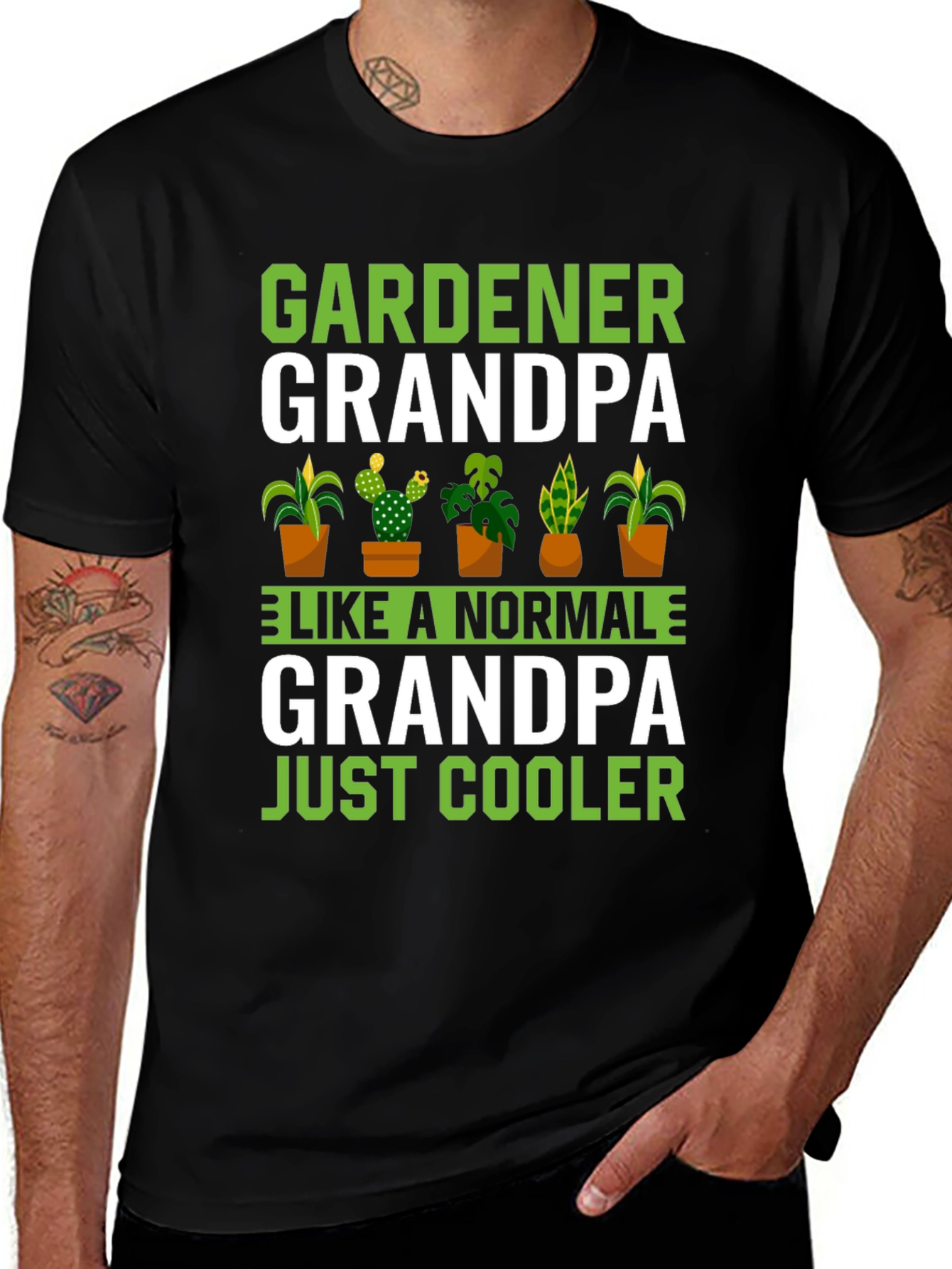 Variant 10 of Gardener Grandpa T-Shirt - Cool Grandpa Gift