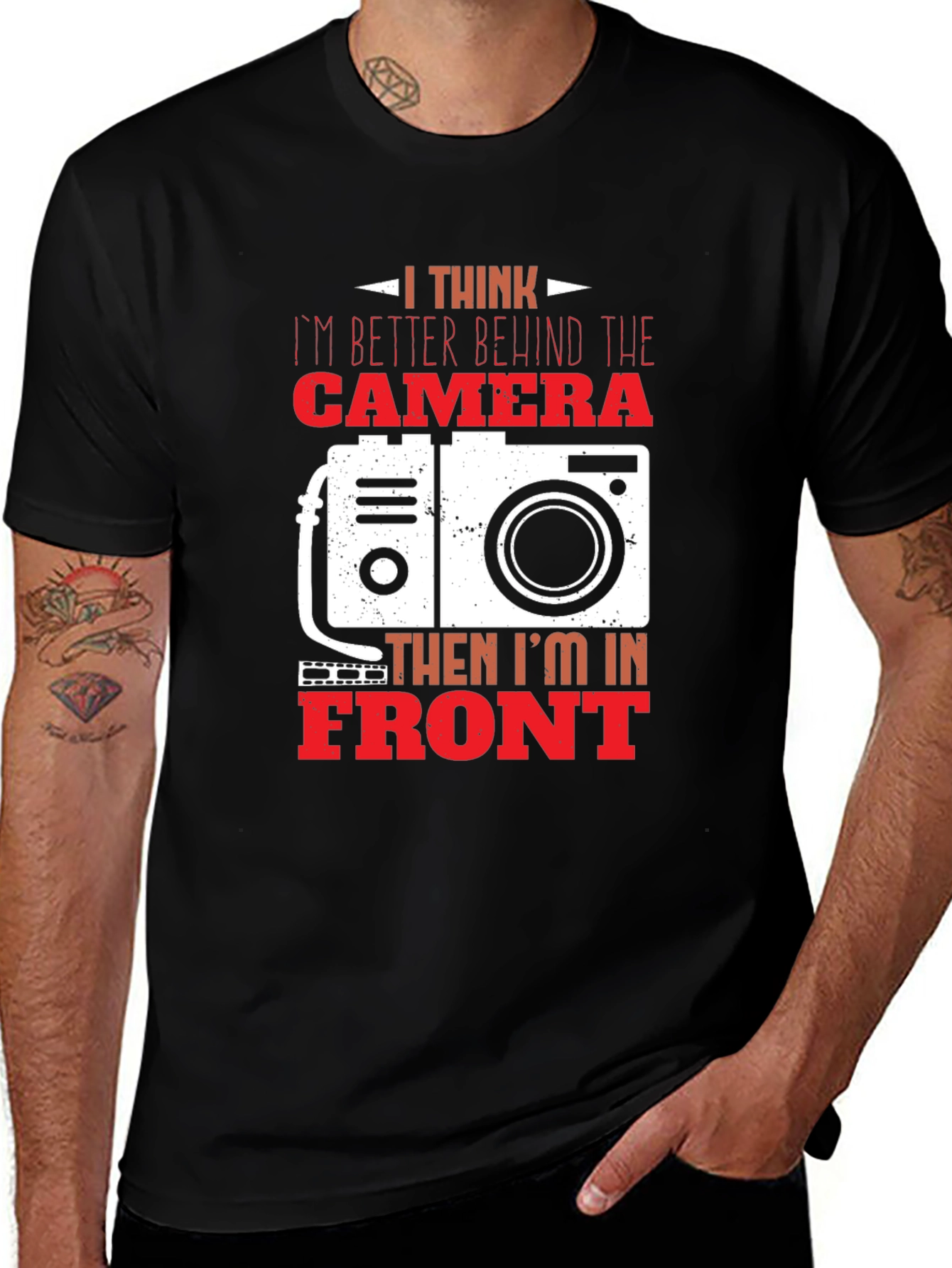Variant 5 of Camera Lover T-Shirt: Better Behind the Lens