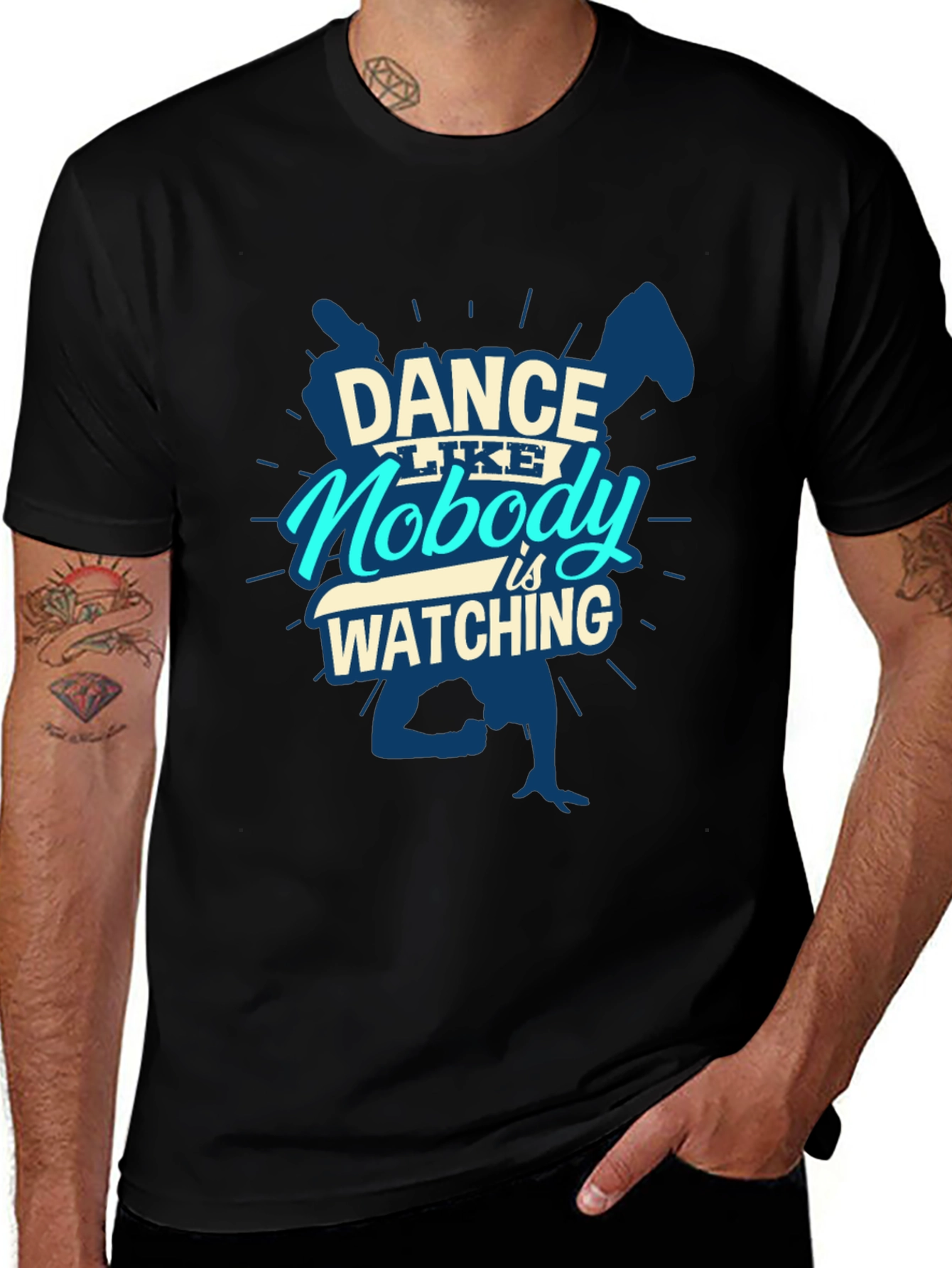Variant 18 of Dance Like Nobody is Watching Graphic T-Shirt