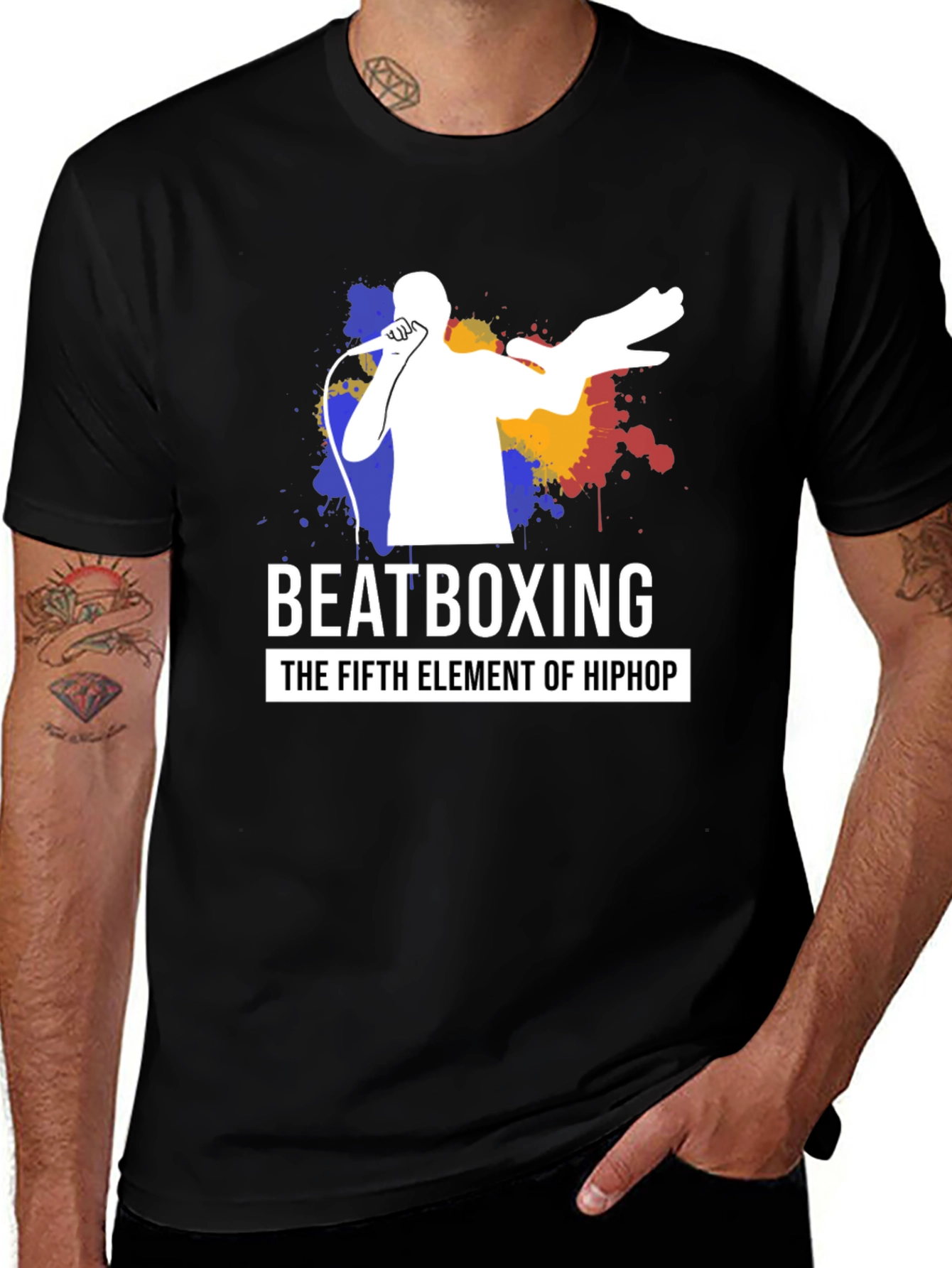Variant 16 of Beatboxing Hip Hop T-Shirt