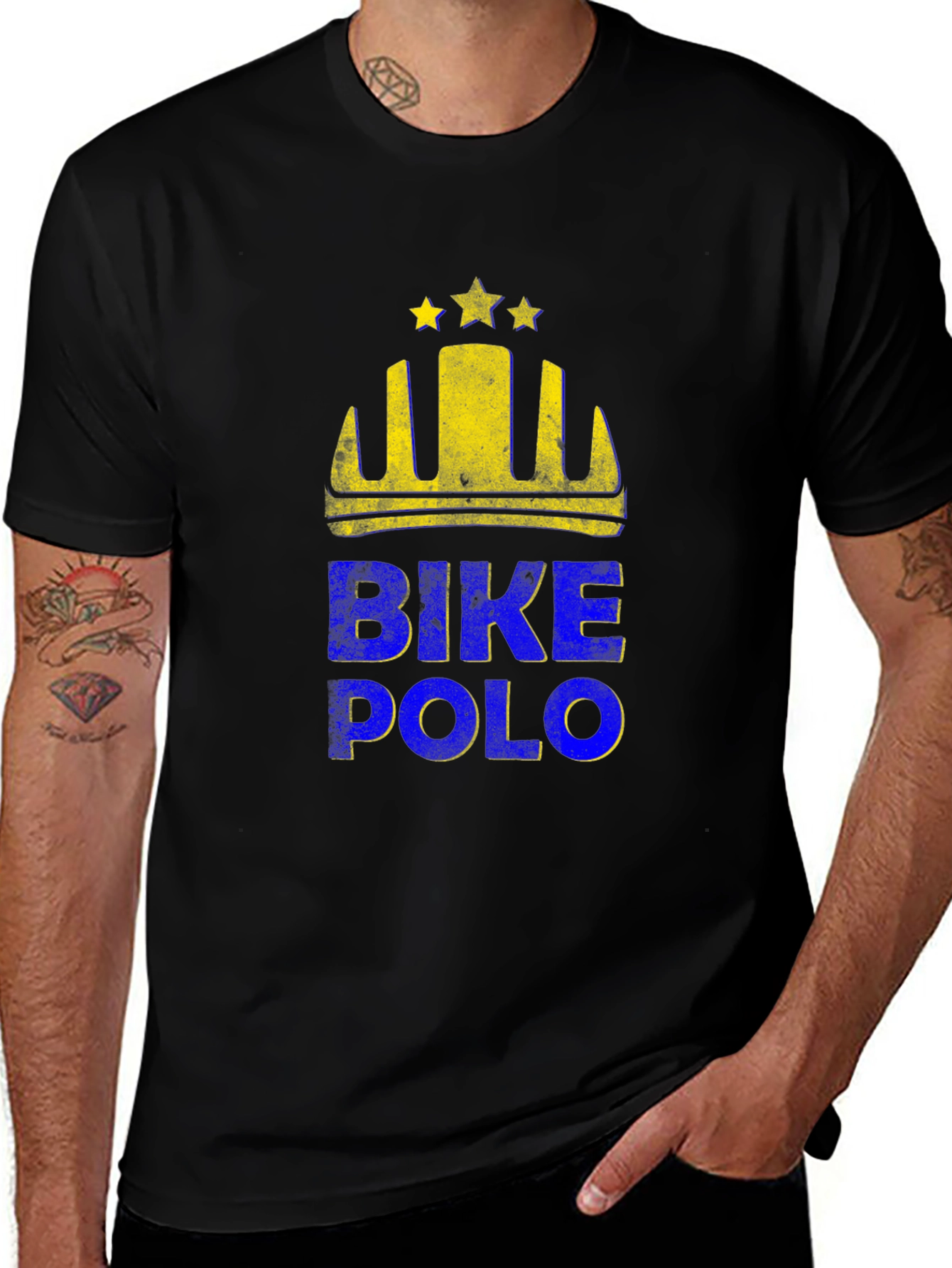Bike Polo T-Shirt - Graphic Tee for Cycling Enthusiasts