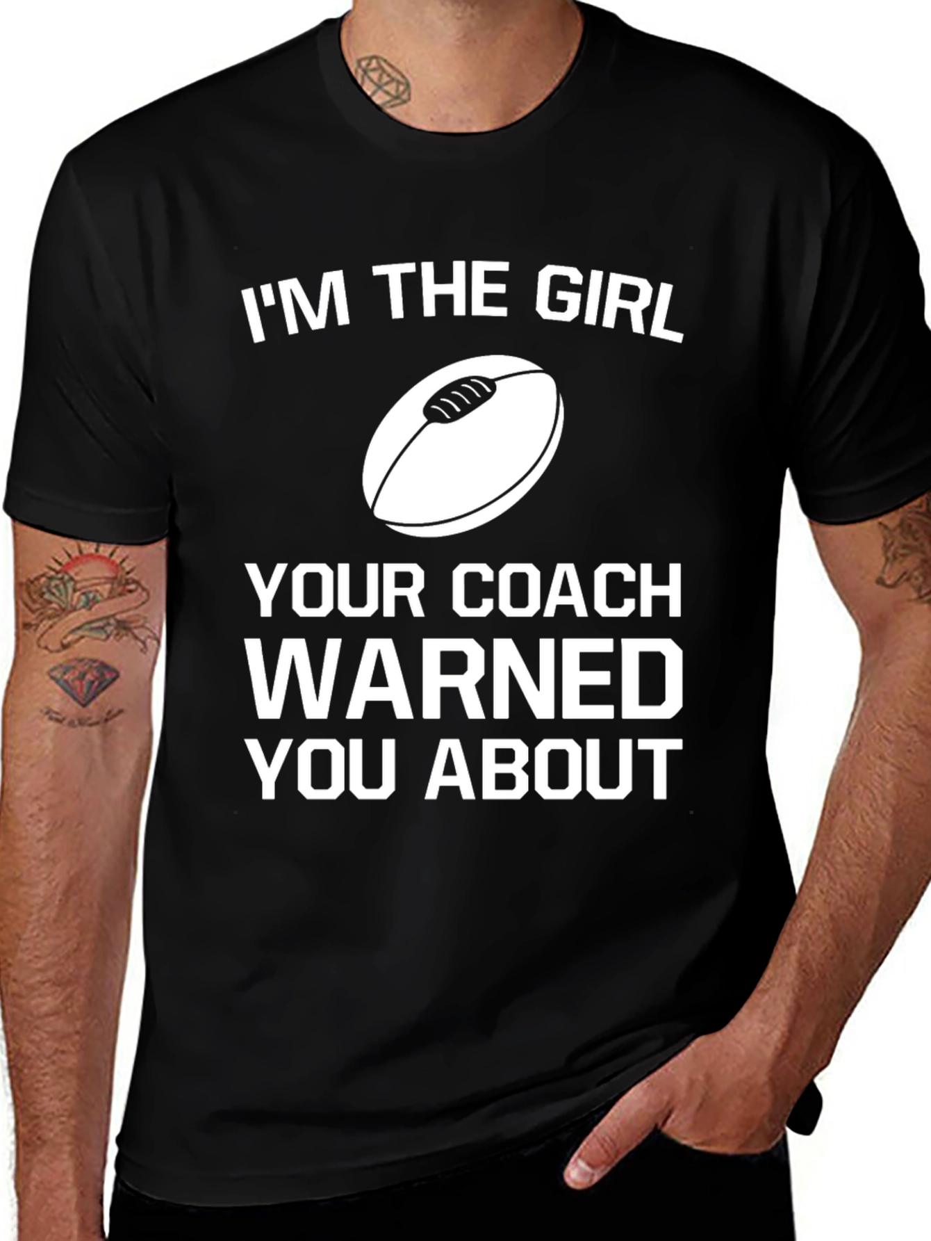 Variant 16 of I'm The Girl Your Coach Warned You About T-Shirt
